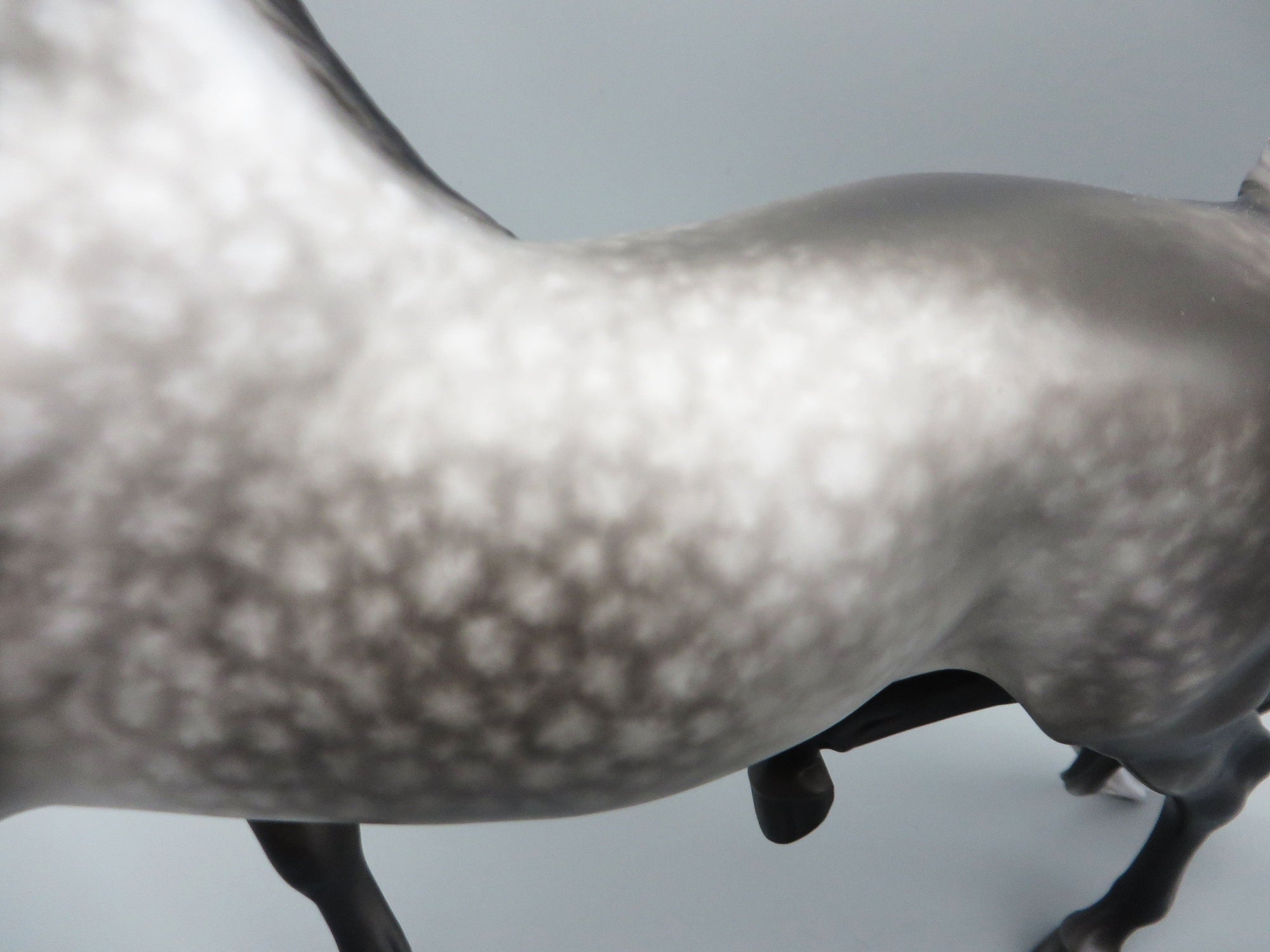 Sim City - OOAK - Dappled Grey American Saddlebred by Sheryl Leisure - Best Offer 5/30/23