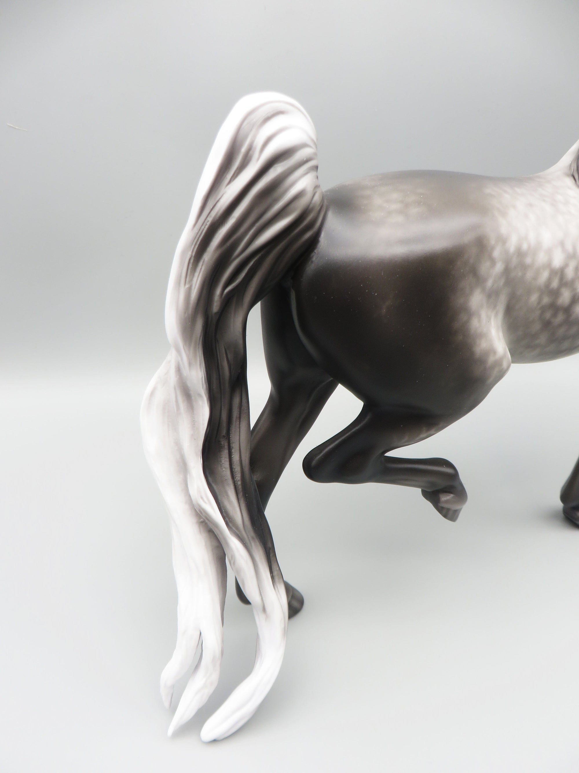 Sim City - OOAK - Dappled Grey American Saddlebred by Sheryl Leisure - Best Offer 5/30/23