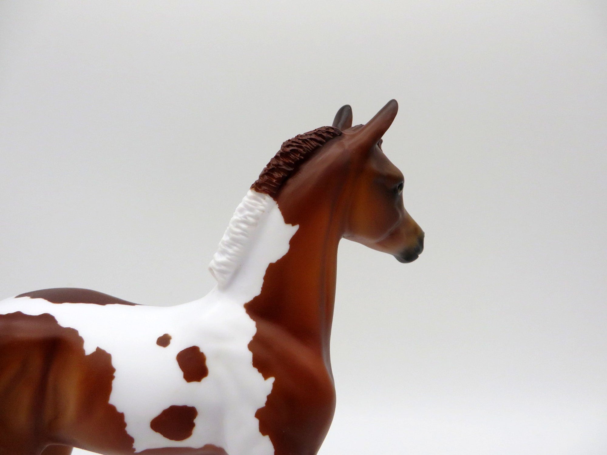 Simone-OOAK Chestnut Pinto Foal Painted by Julie Keim EQ 21