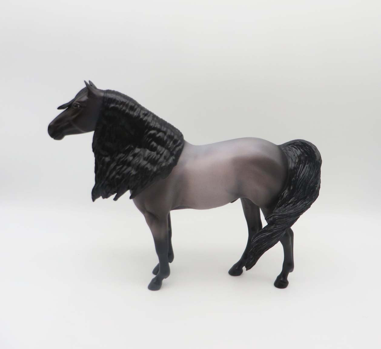 Sins of the Father - OOAK - Custom Bay Roan Spanish Mustang By Ellen Robbins - SHCF23