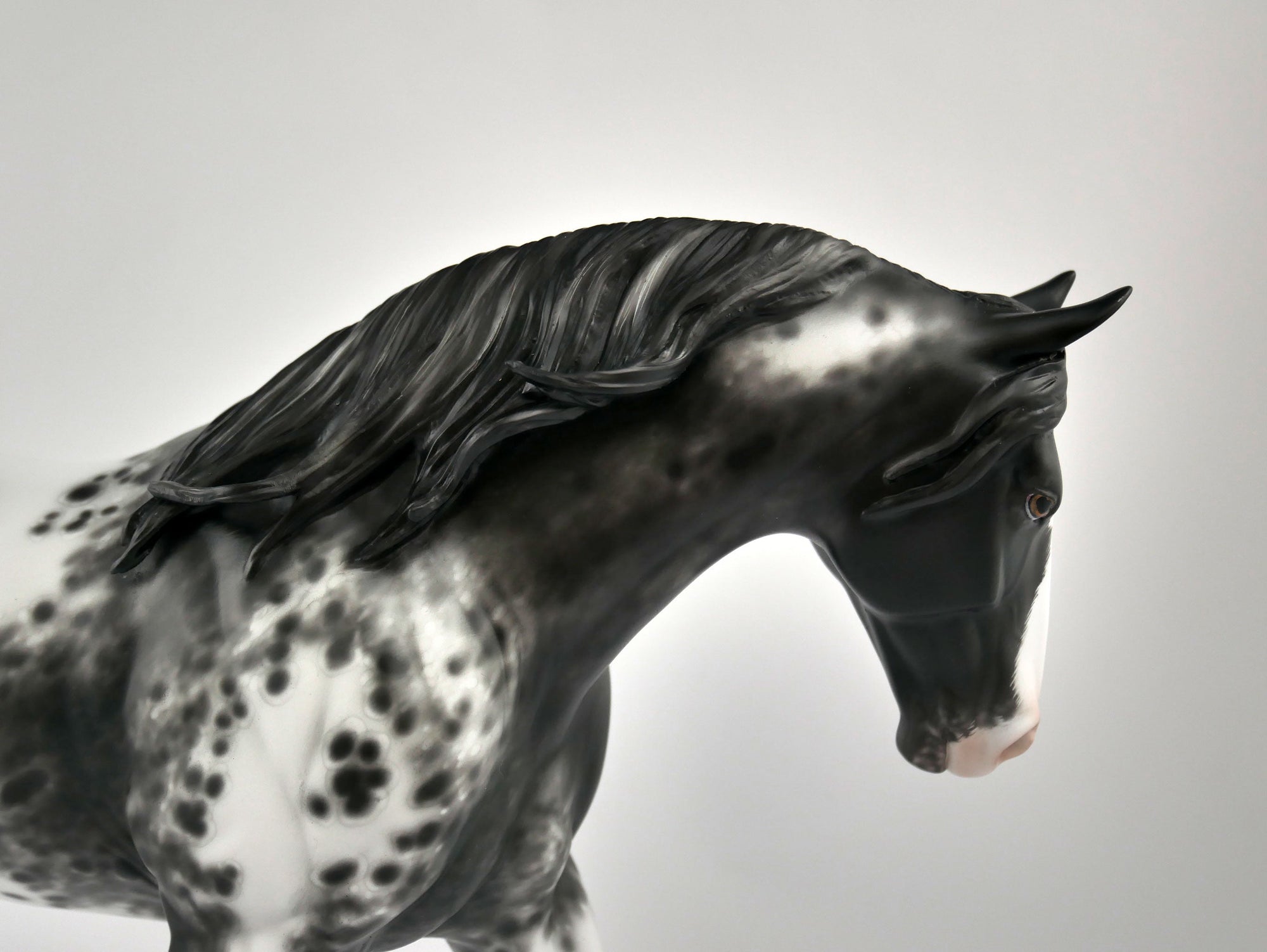 Skellington-OOAK Appaloosa Irish Draft by Sheryl Leisure 12/15/20