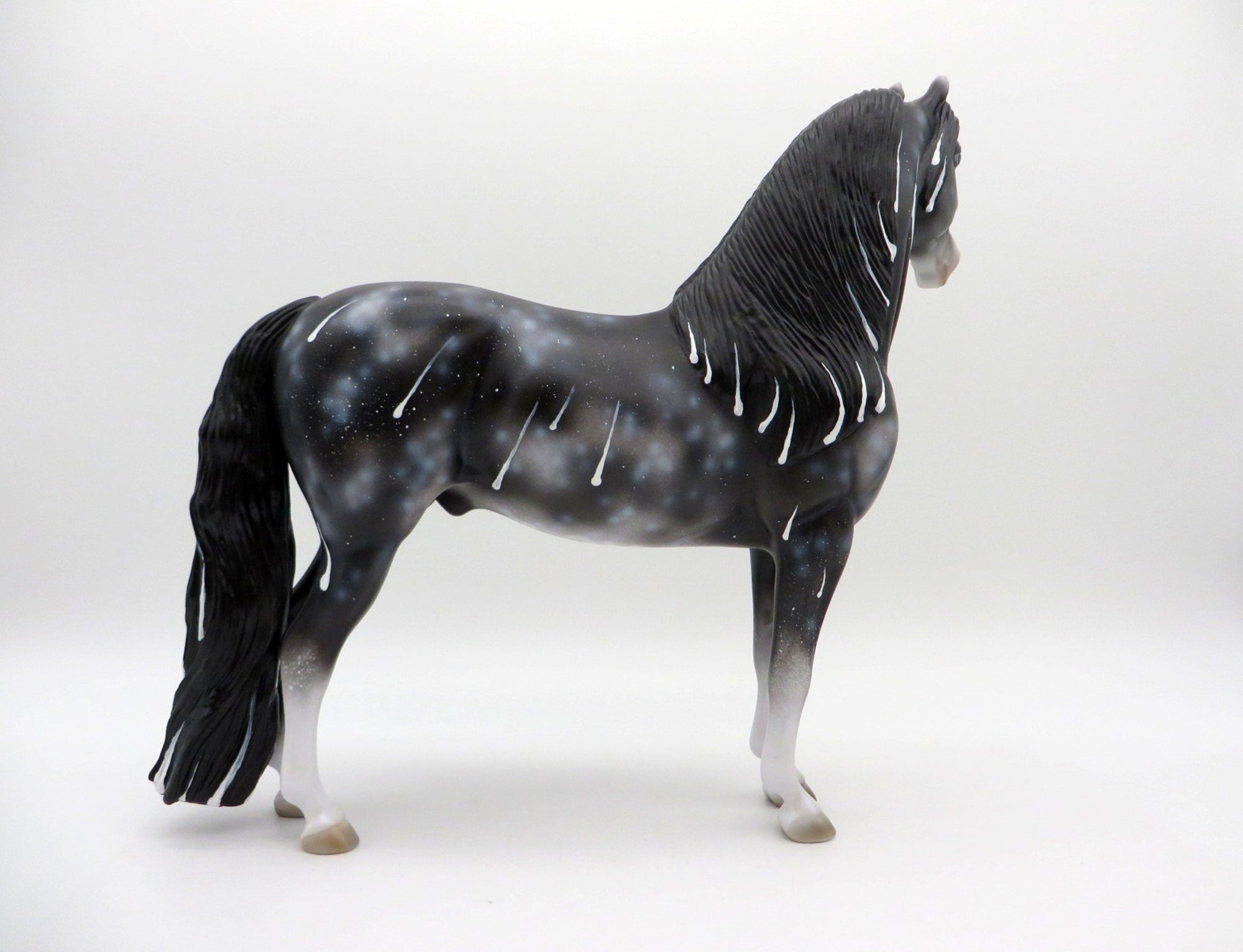 Sky Fall-OOAK Morgan Deco Painted  by Ellen Robbins EQ 21