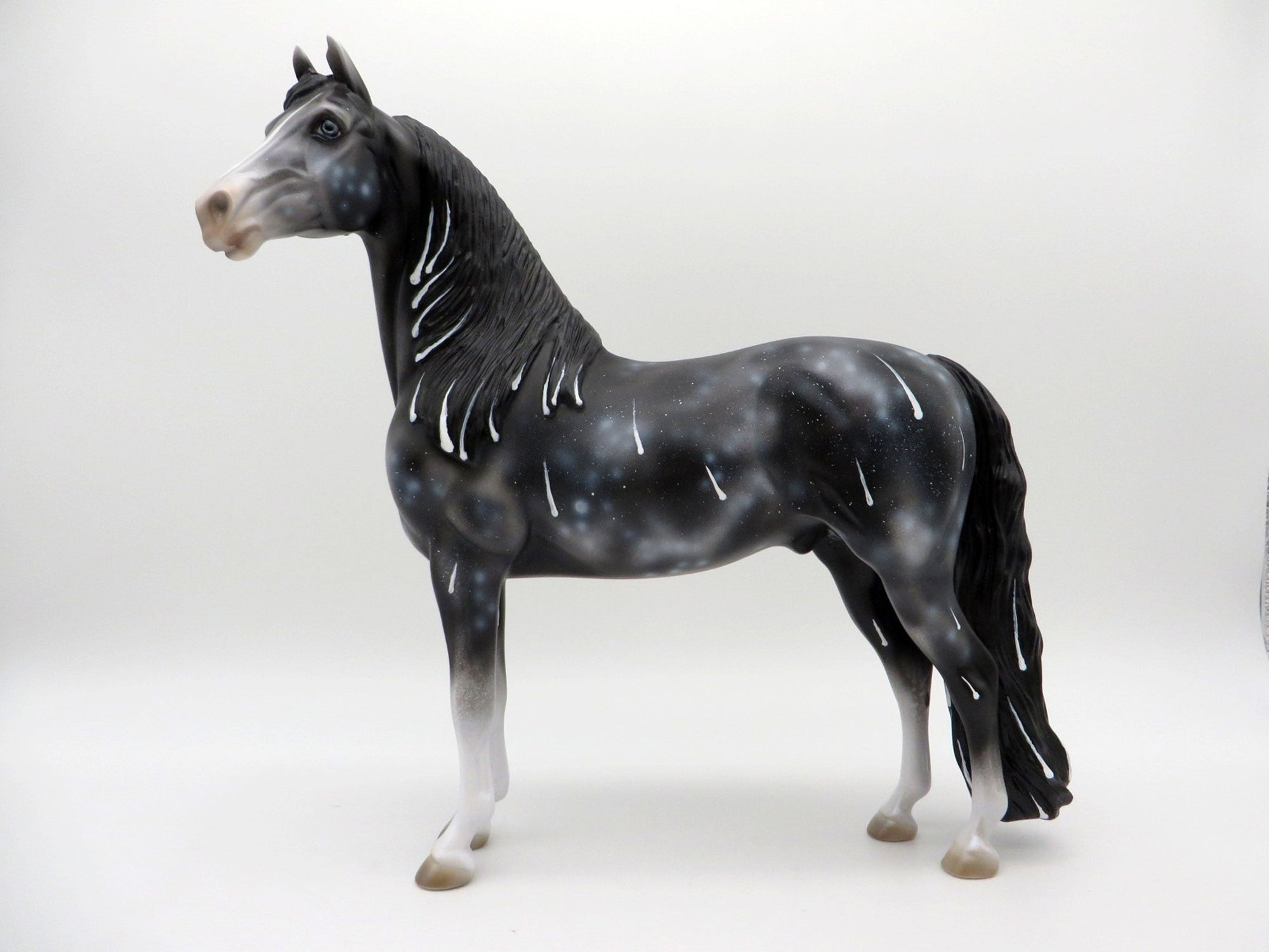 Sky Fall-OOAK Morgan Deco Painted  by Ellen Robbins EQ 21