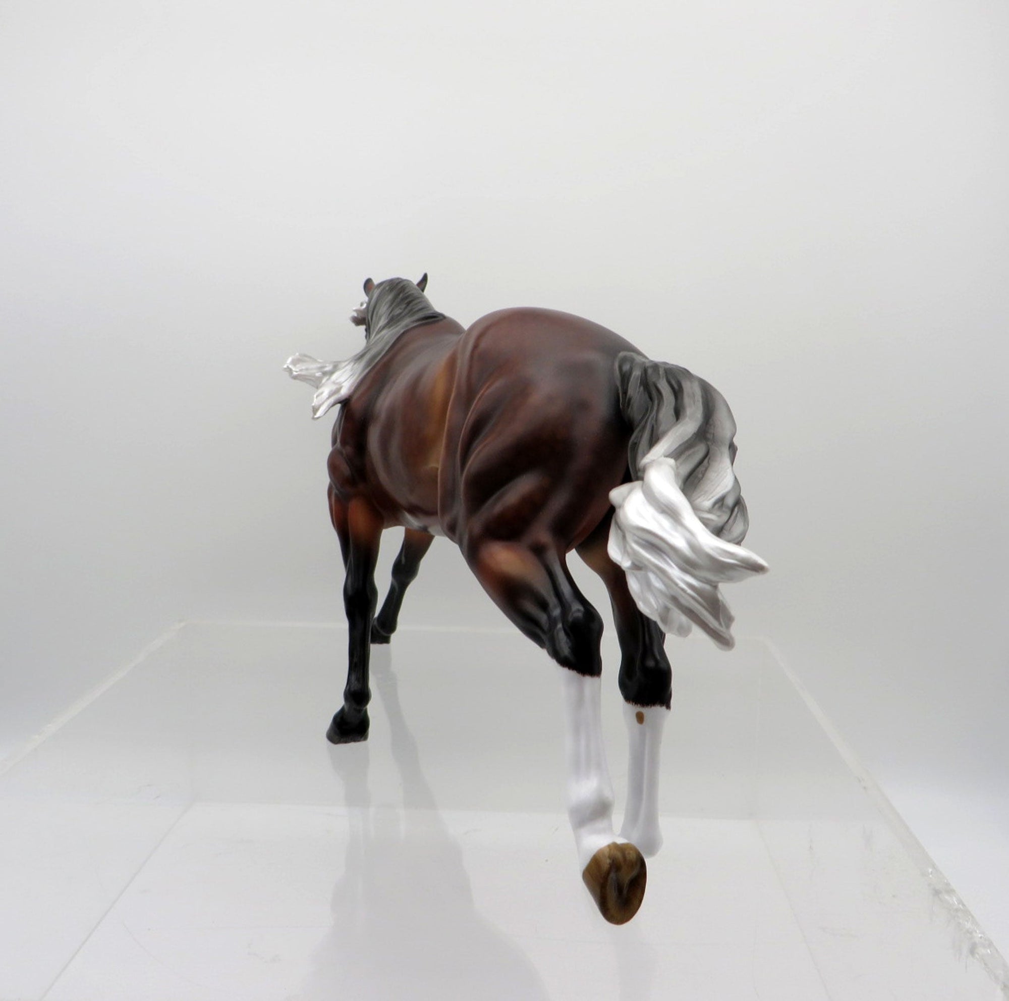 Slainte-OOAK Silver Bay Running Stock Horse By Audrey Dixon 3/22