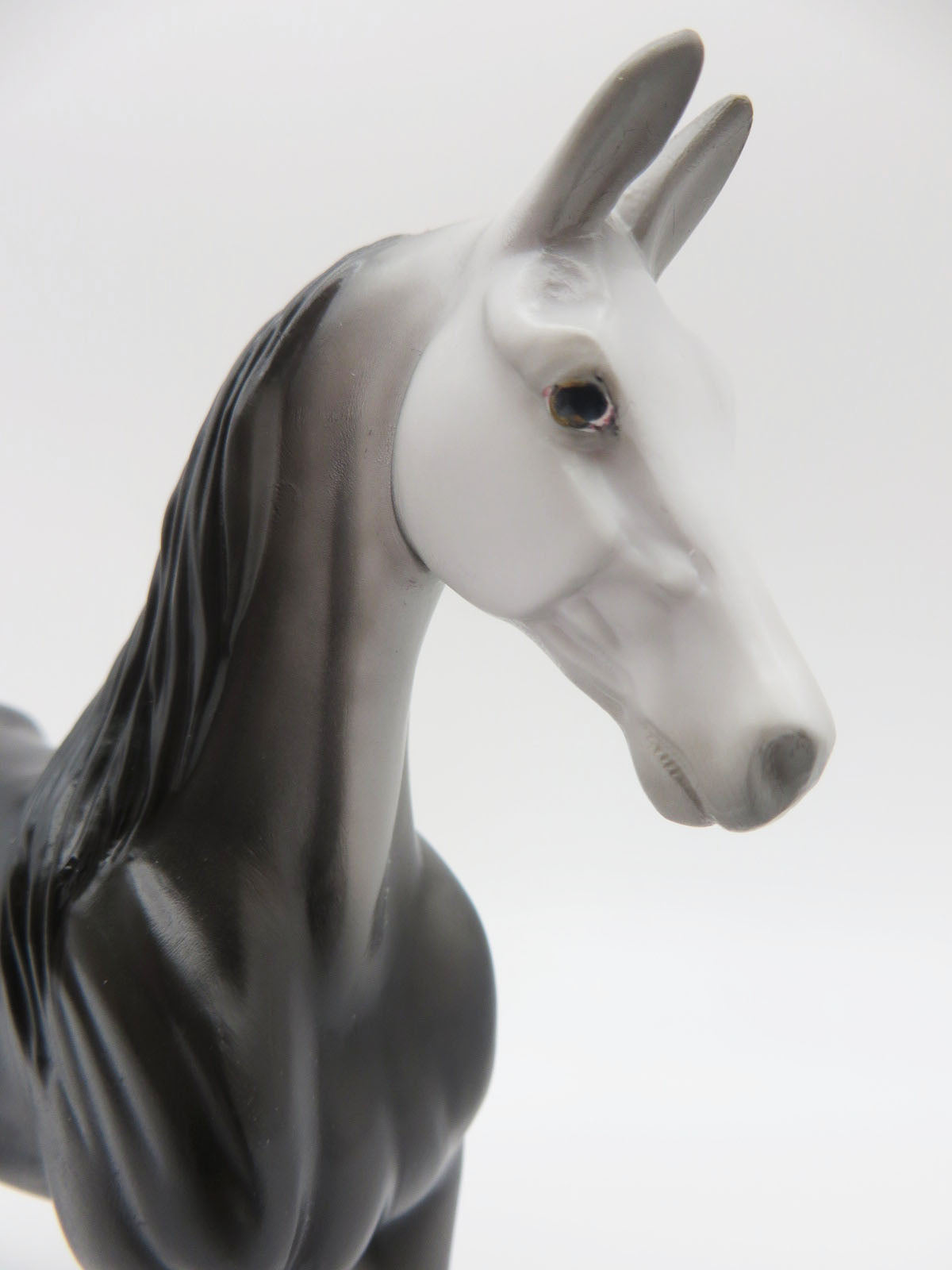 Slenderman - OOAK - Grey Pebbles Saddlebred - Painted by Jess Hamill - MM22