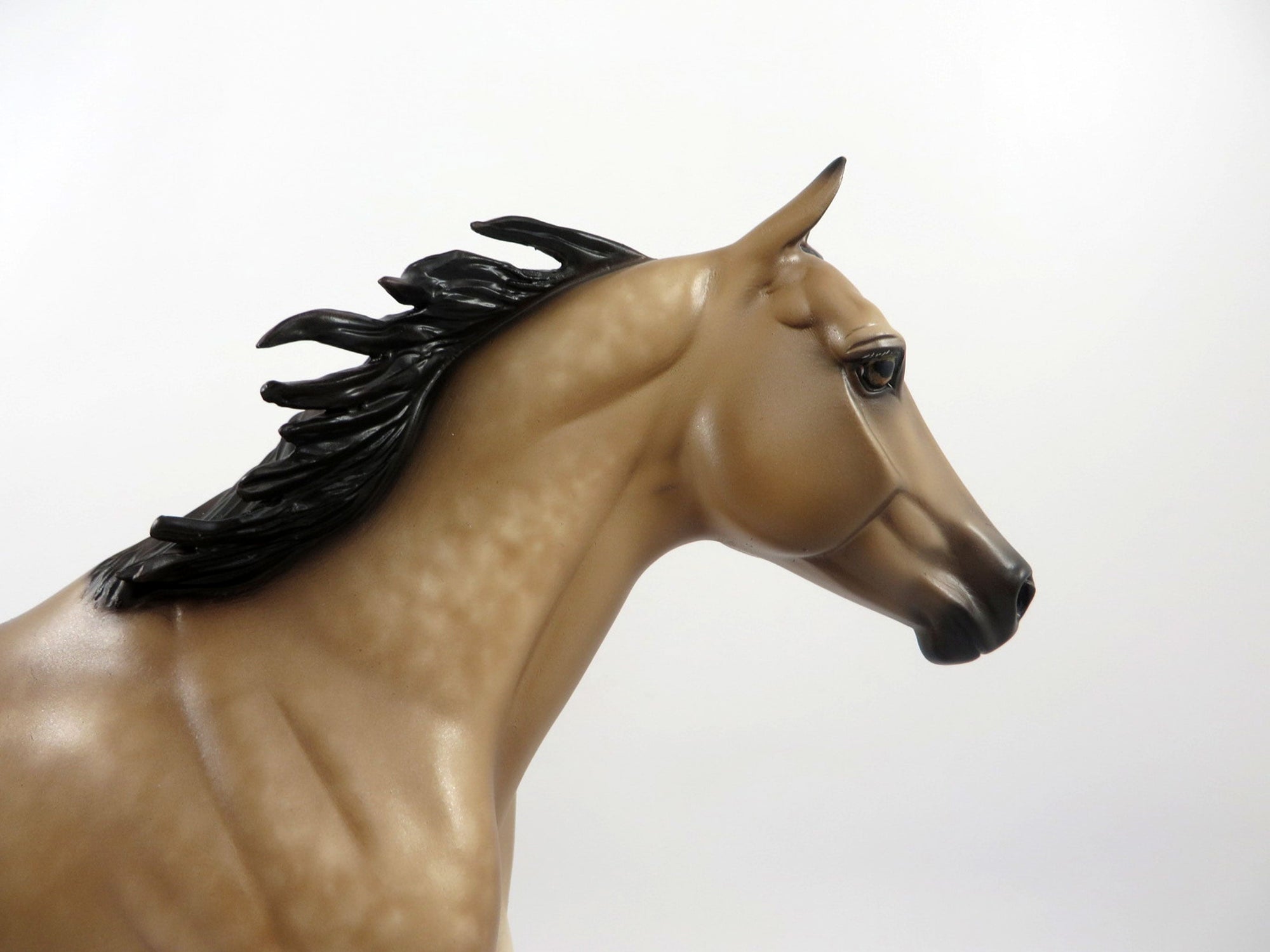 Slingshot-OOAK Dapple Buckskin Foundation Quarter Horse  Painted By Sheryl Leisure