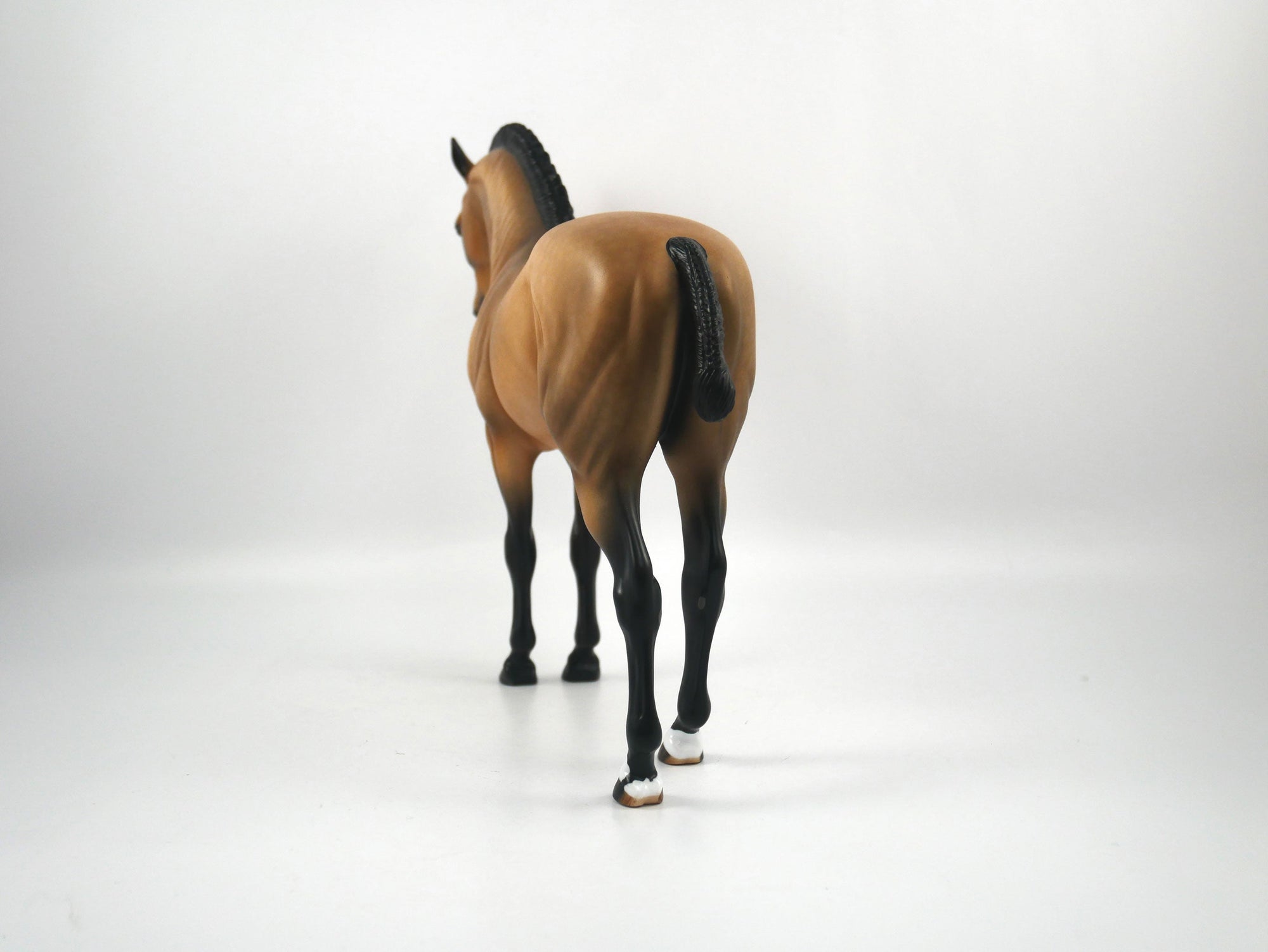 Snap Back-OOAK Dapple Buckskin Andalusian Painted by Audrey Dixon SB21