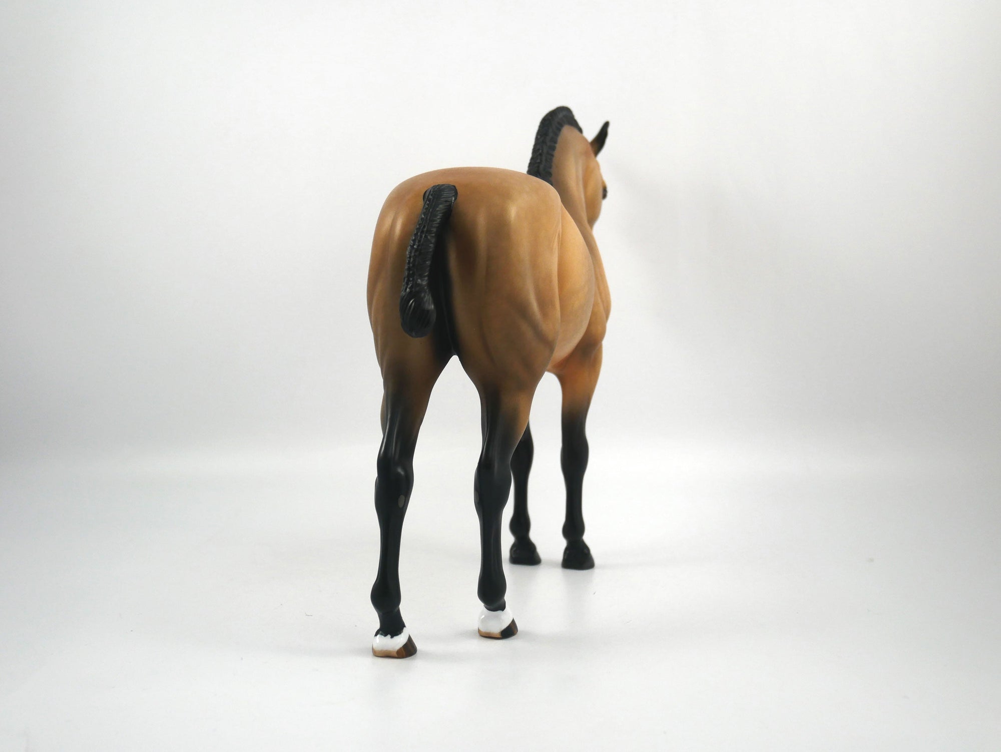 Snap Back-OOAK Dapple Buckskin Andalusian Painted by Audrey Dixon SB21