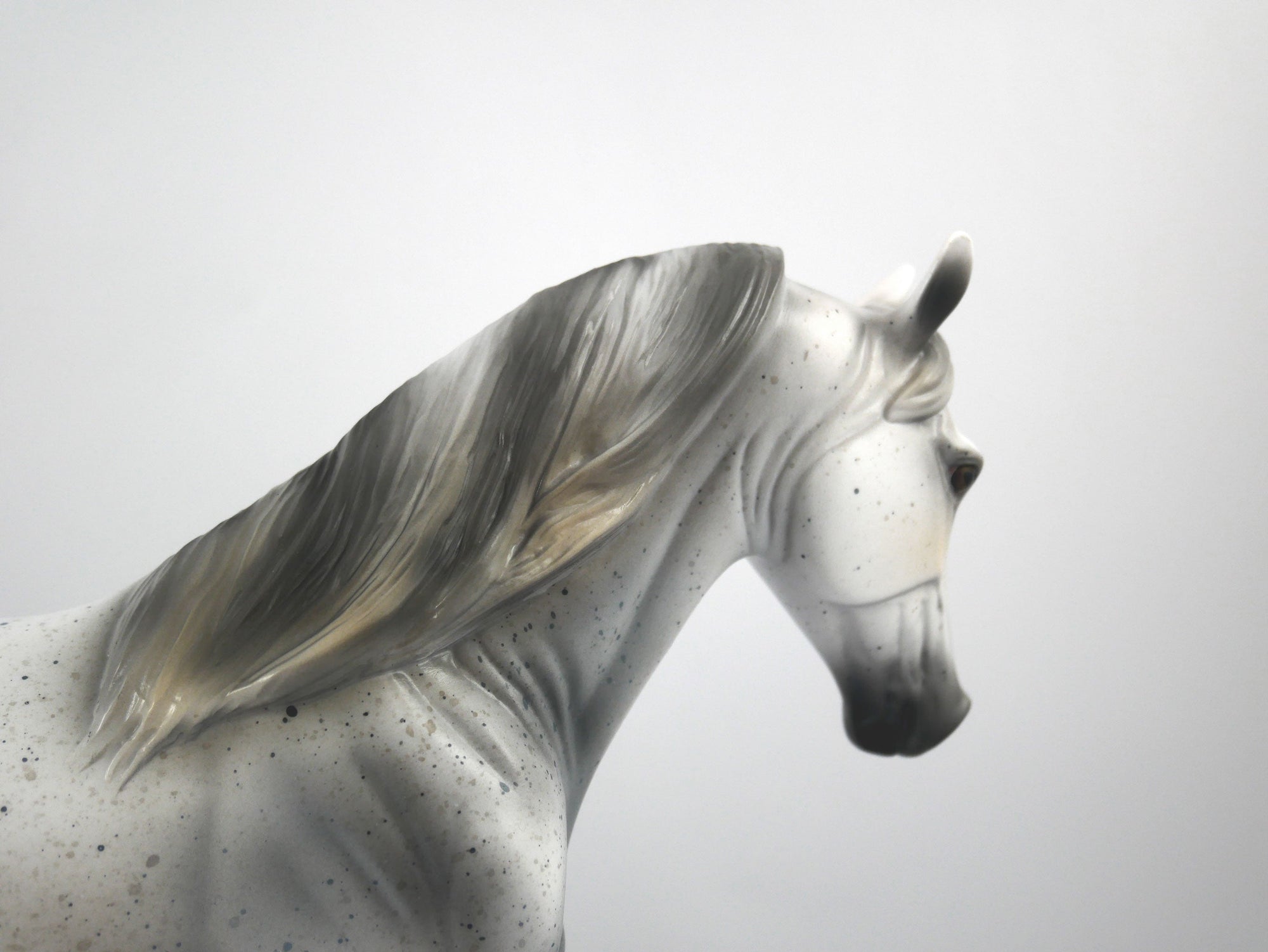 Snookums-OOAK Fleabit Tennessee Walker Model Horse 1/20/21