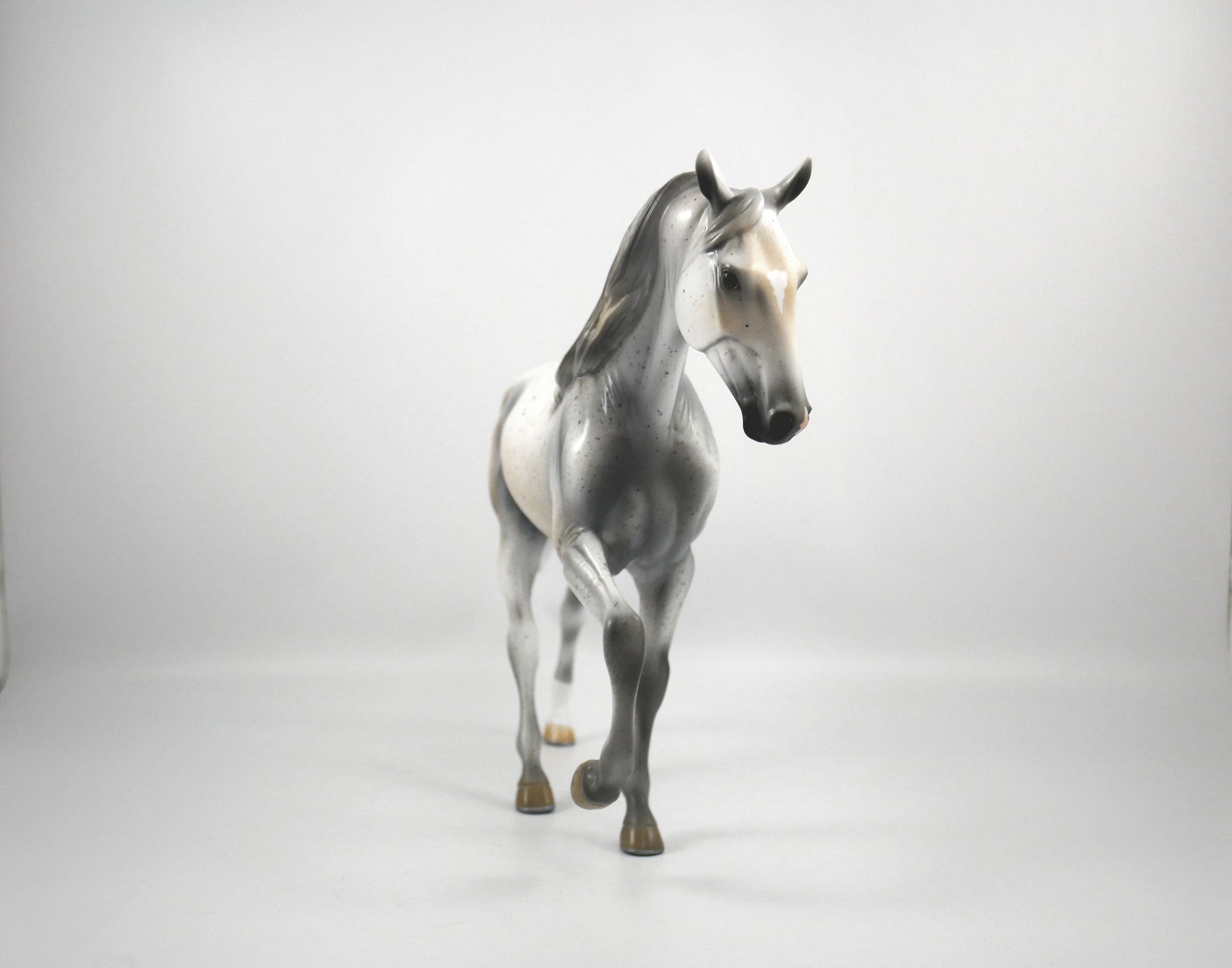 Snookums-OOAK Fleabit Tennessee Walker Model Horse 1/20/21