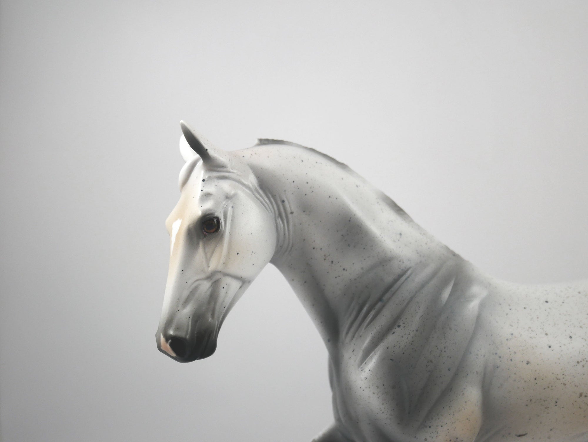 Snookums-OOAK Fleabit Tennessee Walker Model Horse 1/20/21