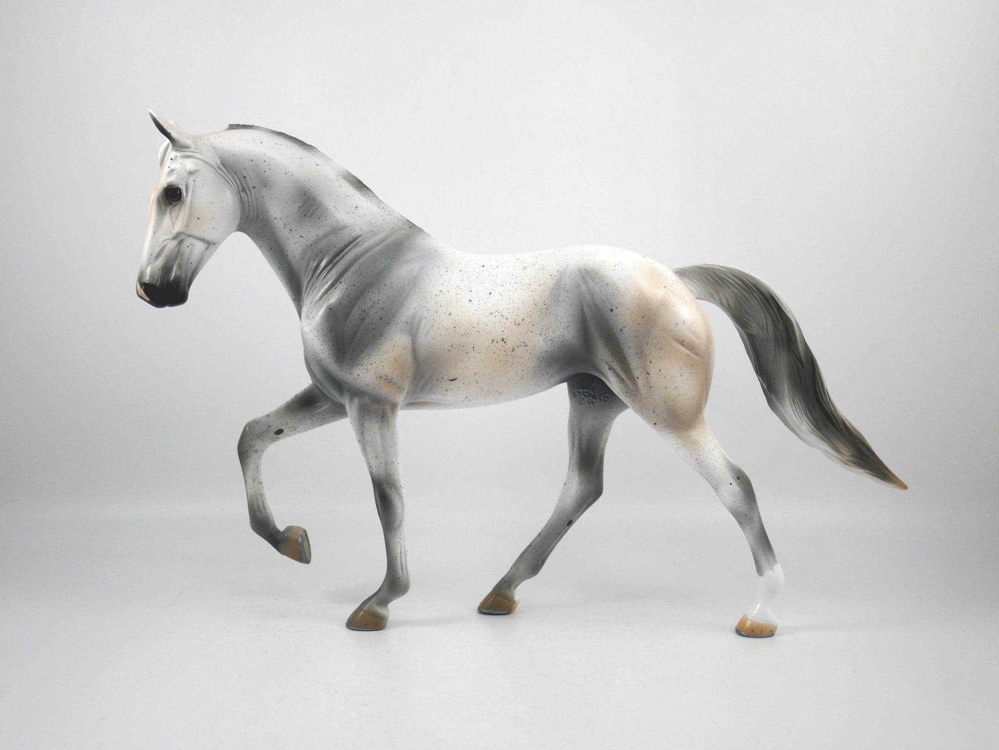 Snookums-OOAK Fleabit Tennessee Walker Model Horse 1/20/21
