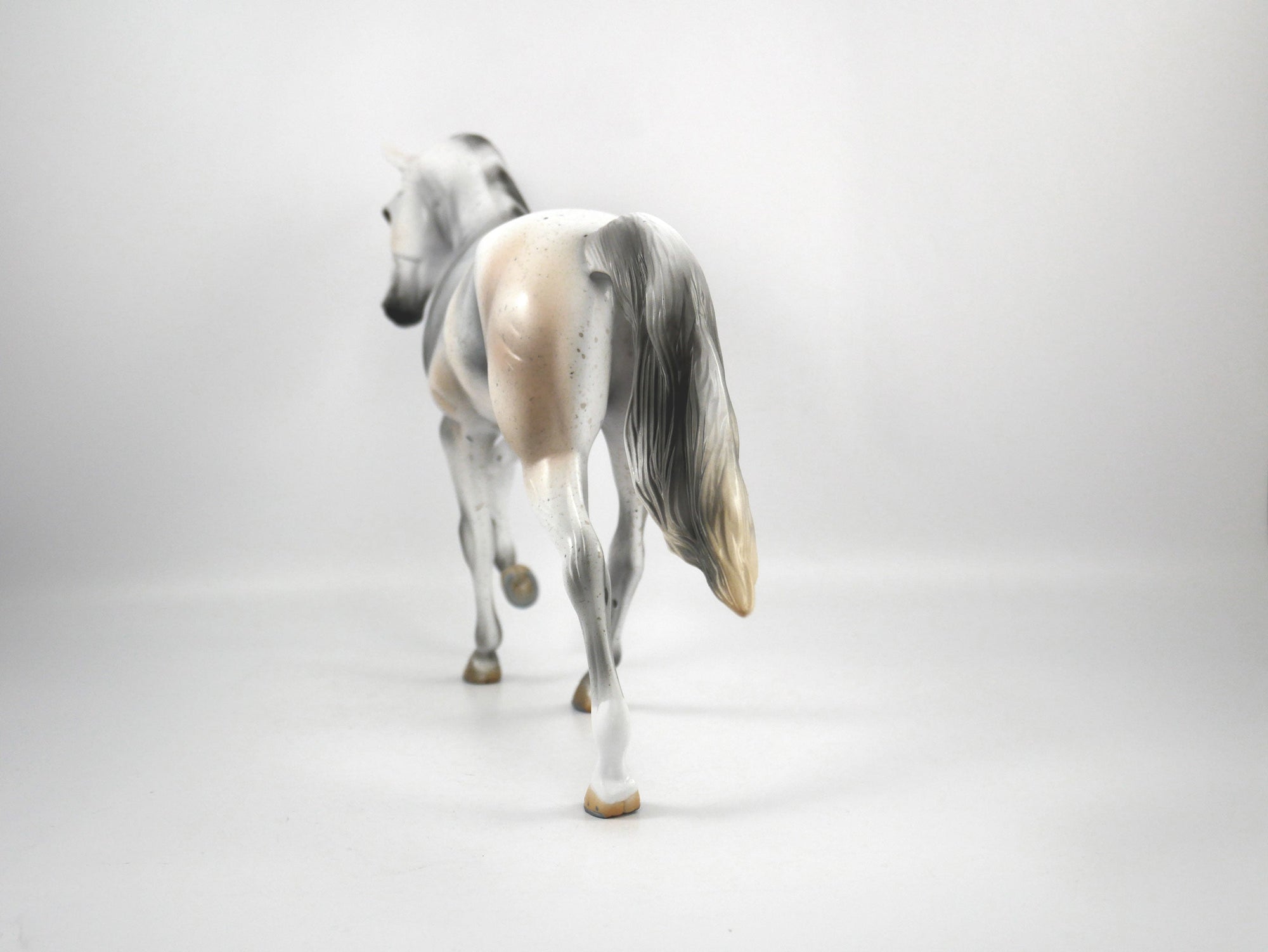 Snookums-OOAK Fleabit Tennessee Walker Model Horse 1/20/21