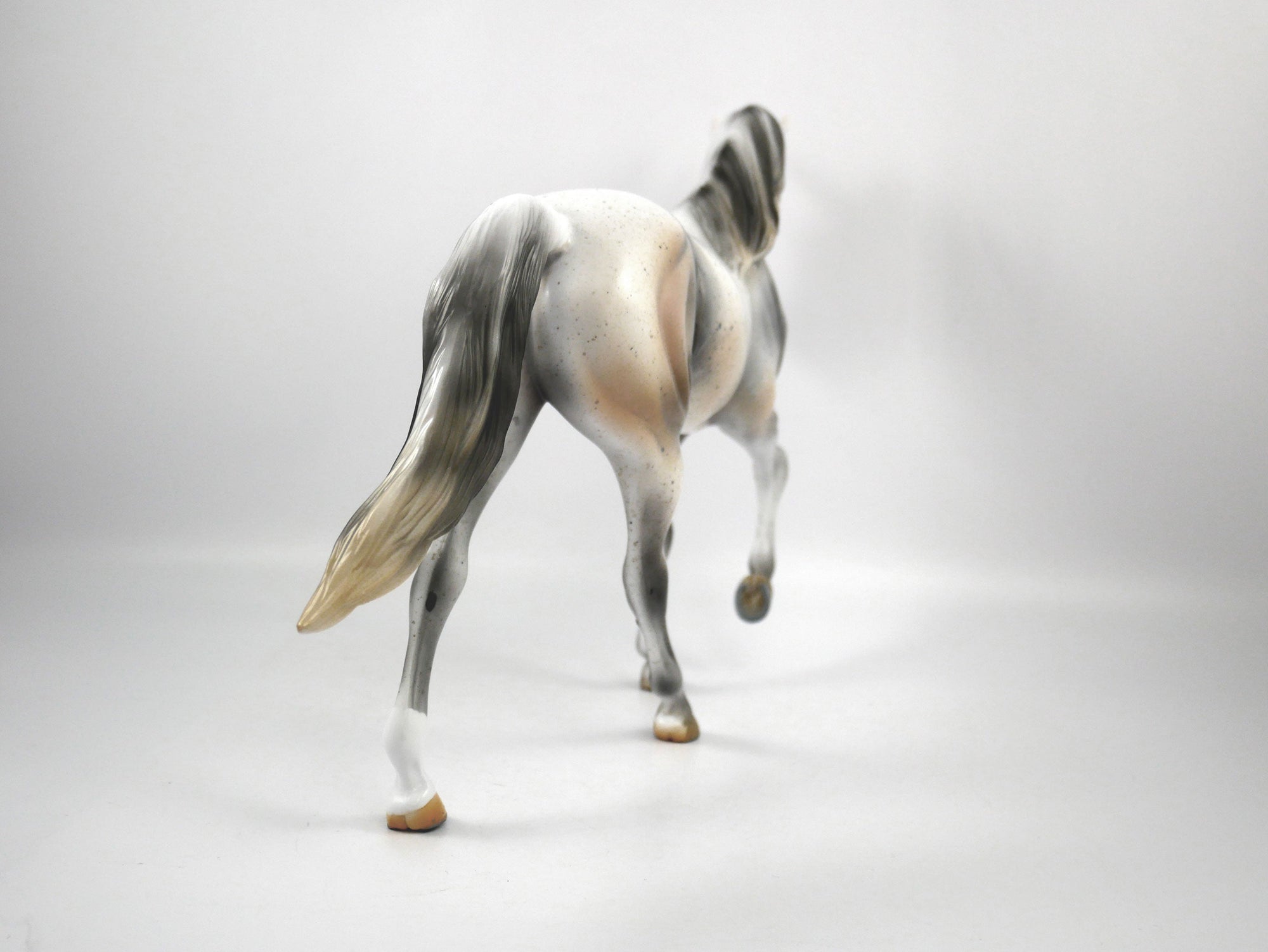 Snookums-OOAK Fleabit Tennessee Walker Model Horse 1/20/21