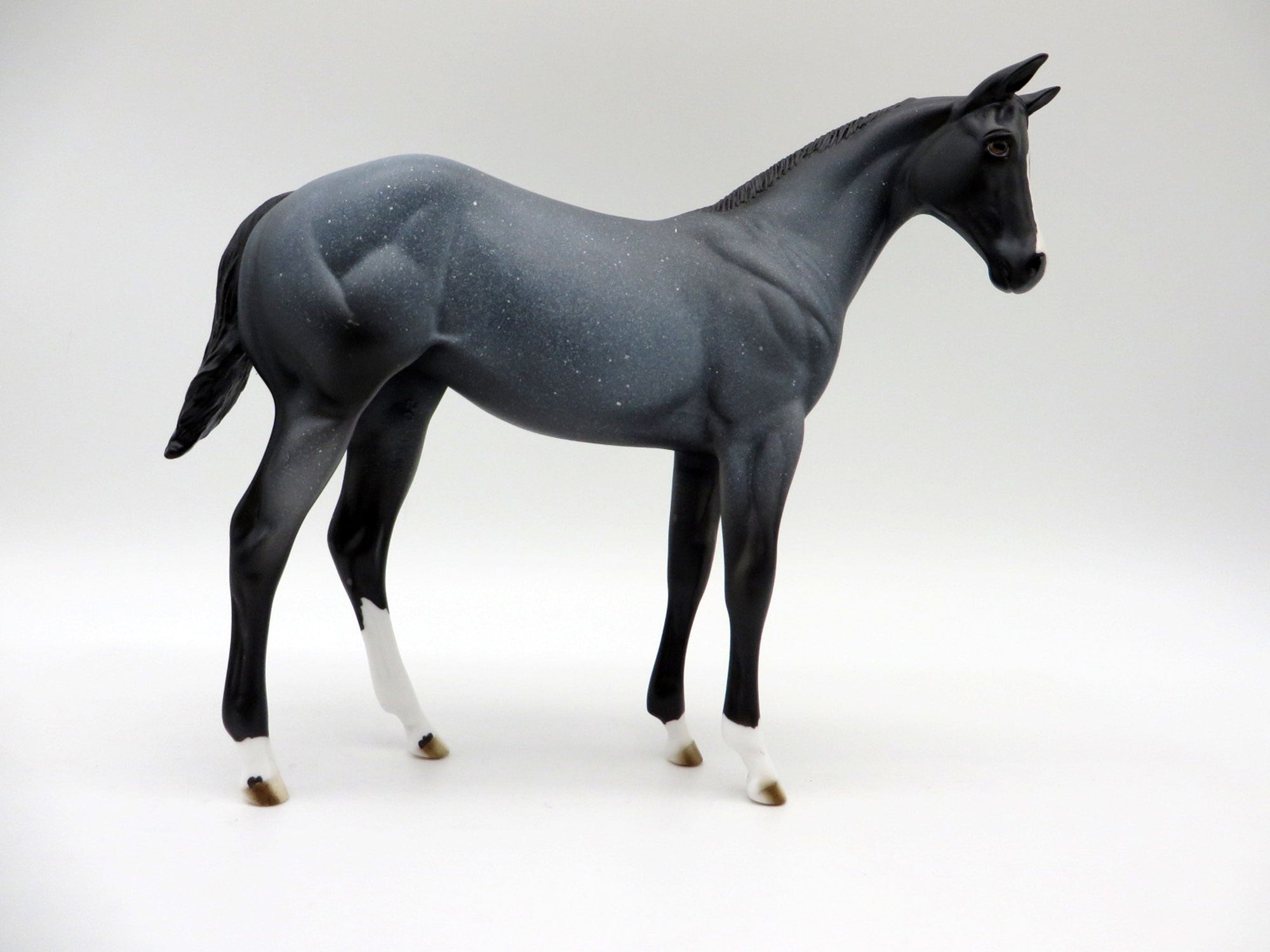 Snorlax-OOAK Blue Roan Weanling Painted By Ellen Robbins 5/14/21