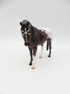 Snow Baby - OOAK Christmas Decorator Pebble Arabian By Ashley Palmer - Christmas Tails 2022 - CT22