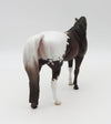 Snow Baby - OOAK Christmas Decorator Pebble Arabian By Ashley Palmer - Christmas Tails 2022 - CT22