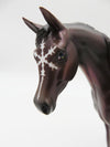 Snow Baby - OOAK Christmas Decorator Pebble Arabian By Ashley Palmer - Christmas Tails 2022 - CT22