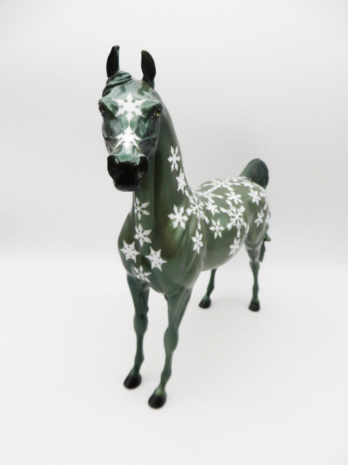 Snow Mint - OOAK - Decorator Arabian By Dawn Quick- Christmas Tails 2022 - CT22
