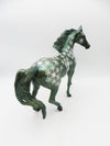Snow Queen - OOAK - Decorator Arabian Mare By Dawn Quick- Christmas Tails 2022 - CT22