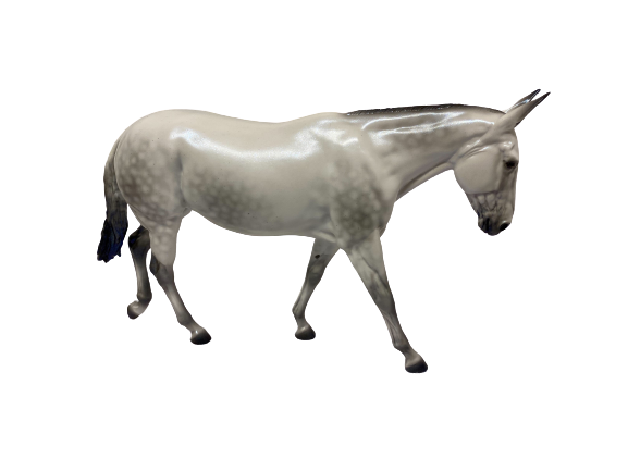 Snow Princess-OOAK Appaloosa Grey Mule By Ellen Robbins Christmas Tails 2022 CT22