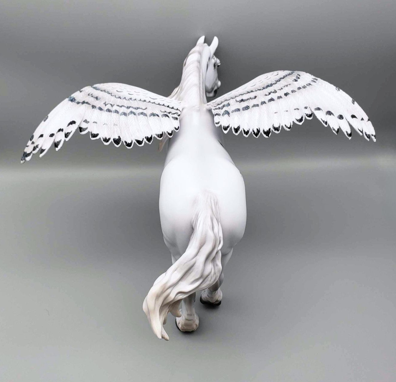 Snowfall OOAK Snowy Owl Inspired Heavy Draft Mare By Angela Marleau Holiday Best Offers 12/11/23
