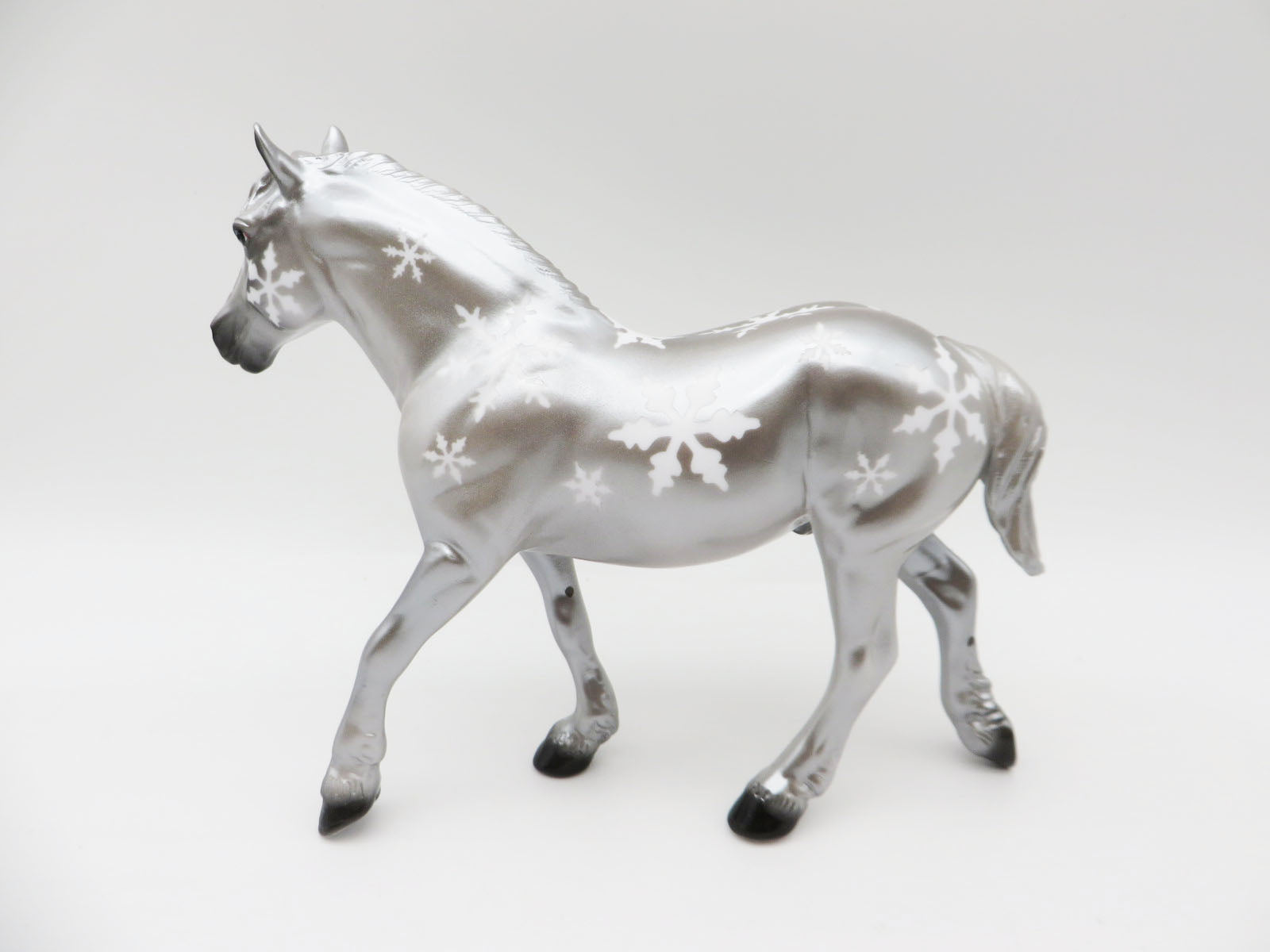 Snowflake Wishes - OOAK - Decorator Pebbles Pony by Dawn Quick - Christmas Tails 2022 - CT22