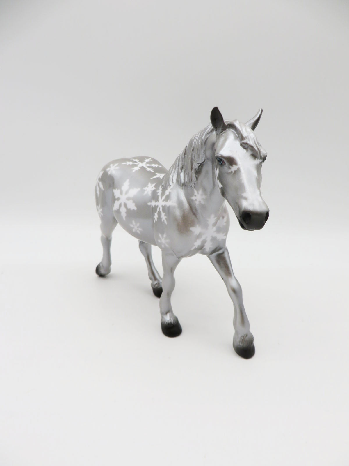 Snowflake Wishes - OOAK - Decorator Pebbles Pony by Dawn Quick - Christmas Tails 2022 - CT22