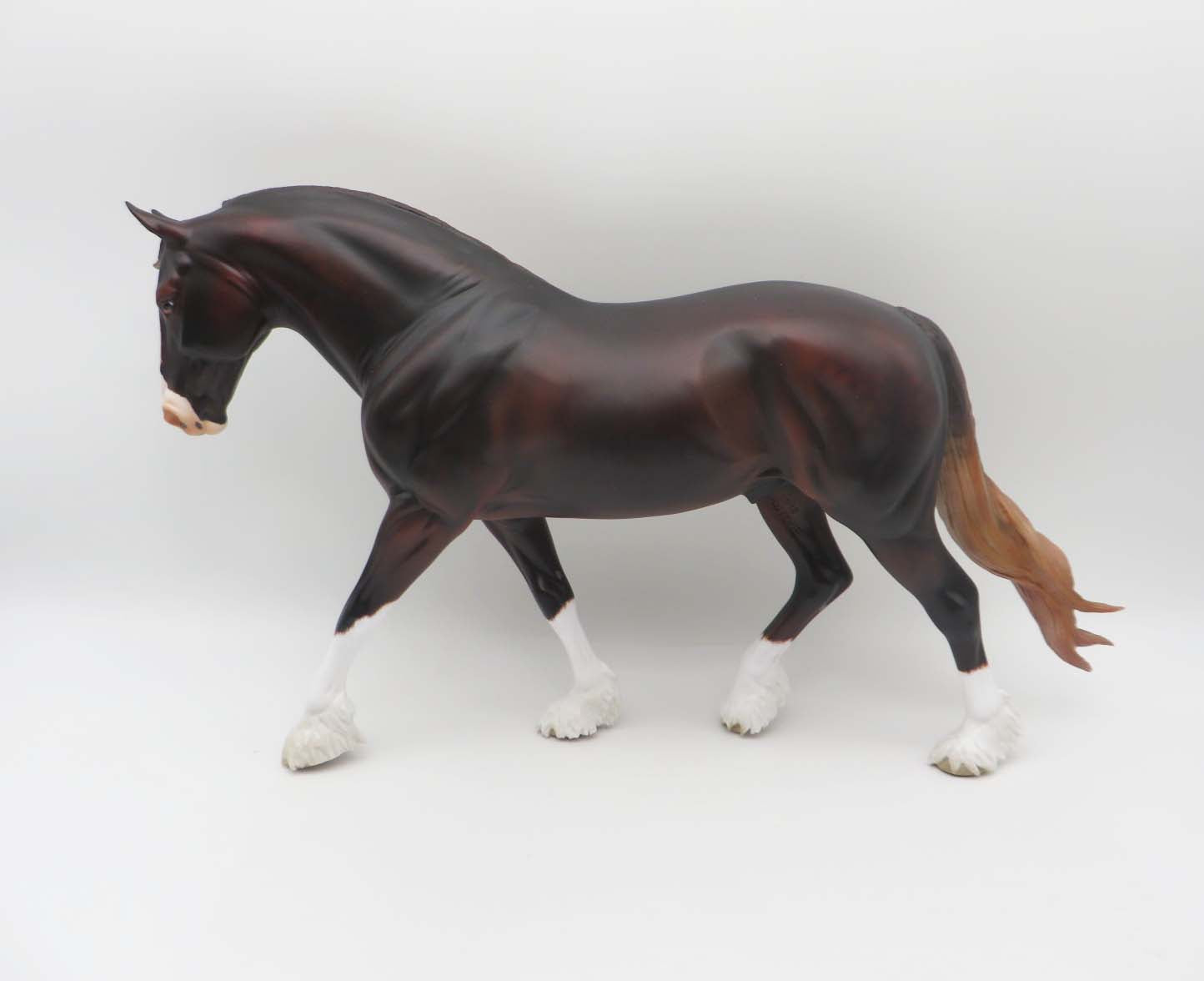 Solaire - OOAK - Liver Chestnut Irish Draft By Angela Marleau - Best Offers 4/24/23