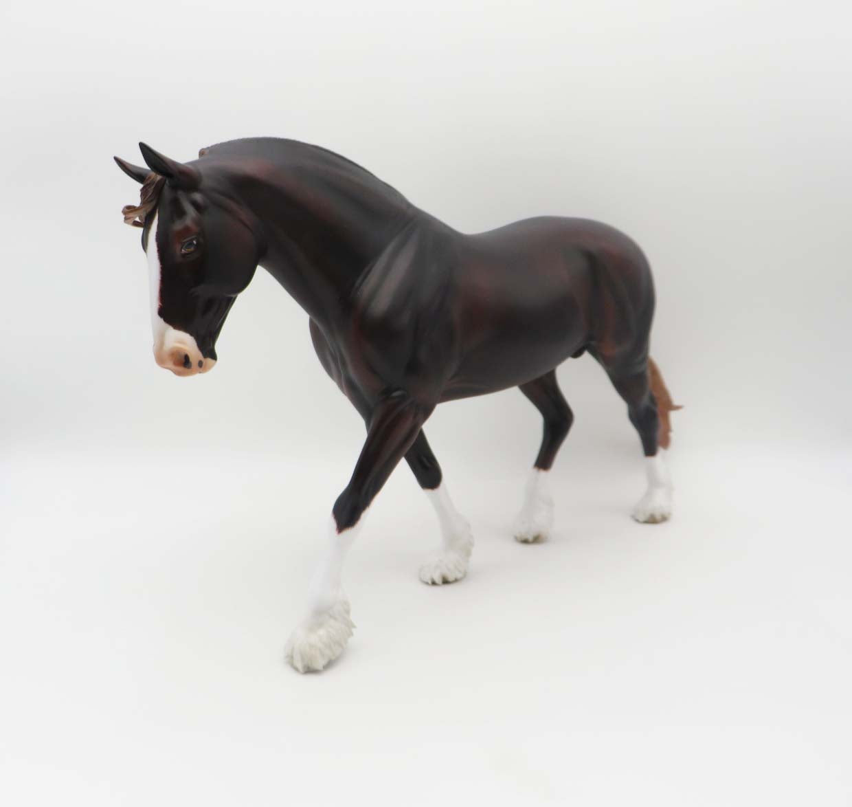 Solaire - OOAK - Liver Chestnut Irish Draft By Angela Marleau - Best Offers 4/24/23