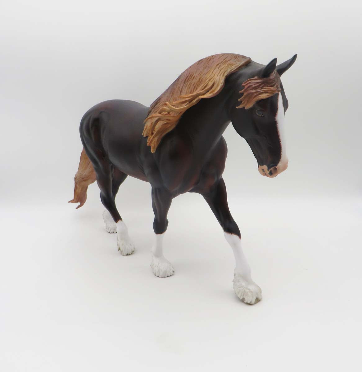 Solaire - OOAK - Liver Chestnut Irish Draft By Angela Marleau - Best Offers 4/24/23