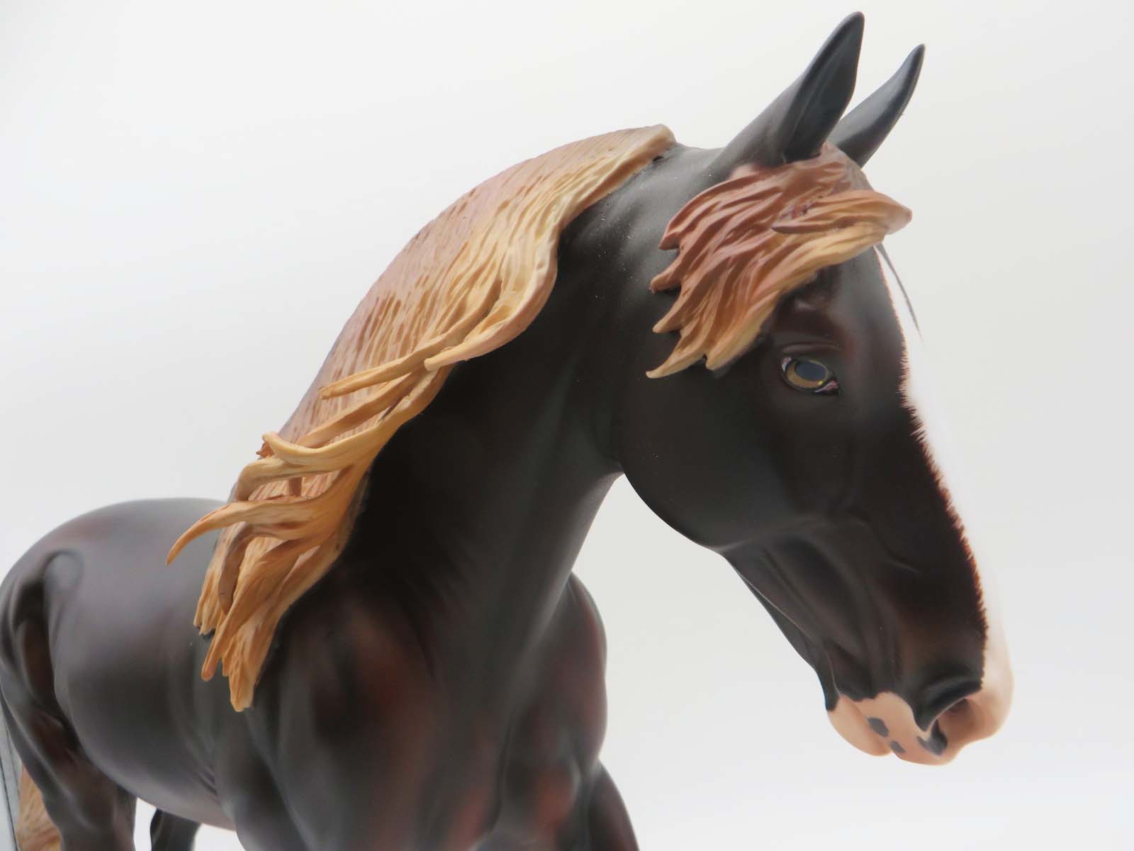 Solaire - OOAK - Liver Chestnut Irish Draft By Angela Marleau - Best Offers 4/24/23