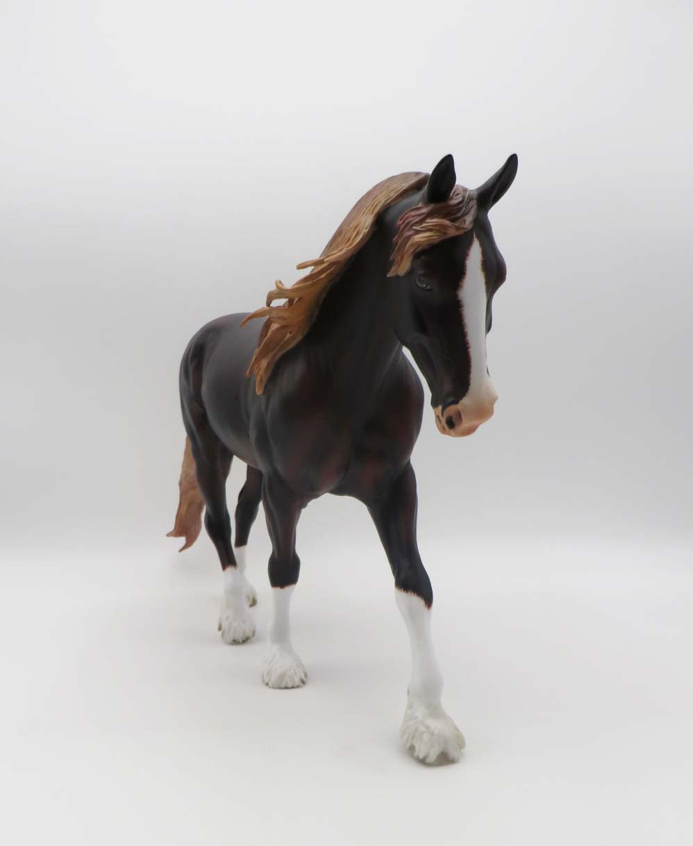 Solaire - OOAK - Liver Chestnut Irish Draft By Angela Marleau - Best Offers 4/24/23