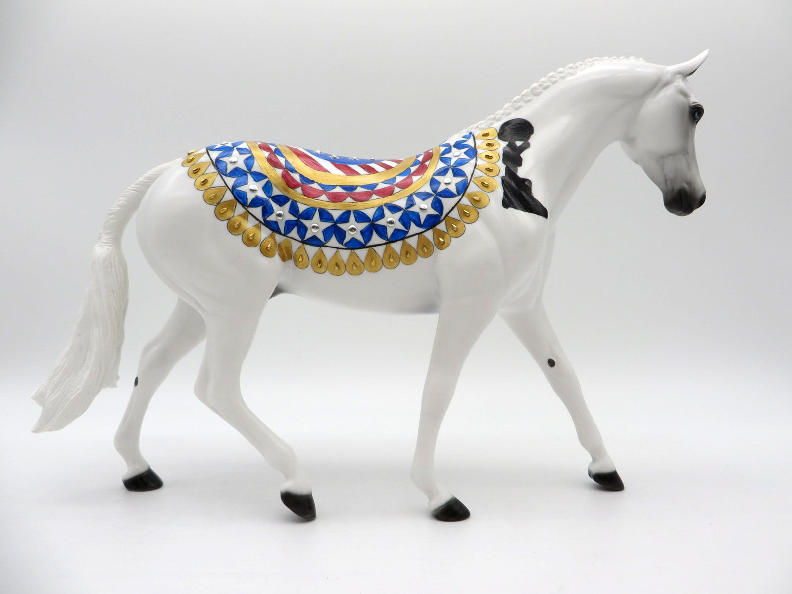 Some Gave All-OOAK Memorial Day Deco Pony Painted By Dawn Quick  5/28/21