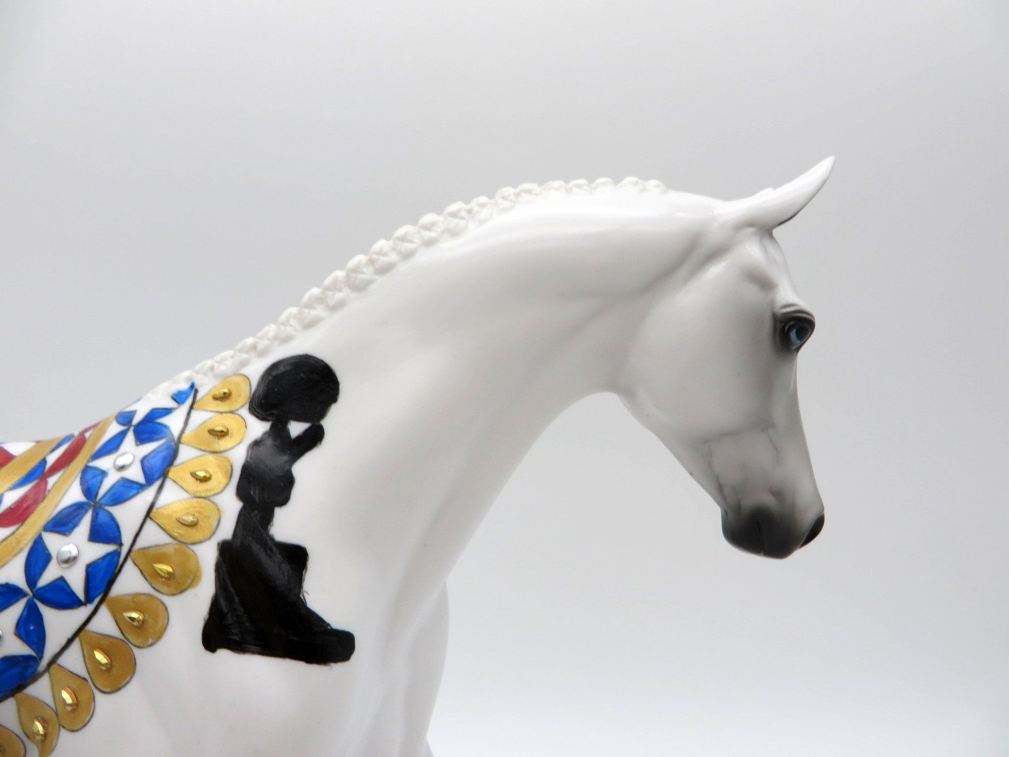 Some Gave All-OOAK Memorial Day Deco Pony Painted By Dawn Quick  5/28/21