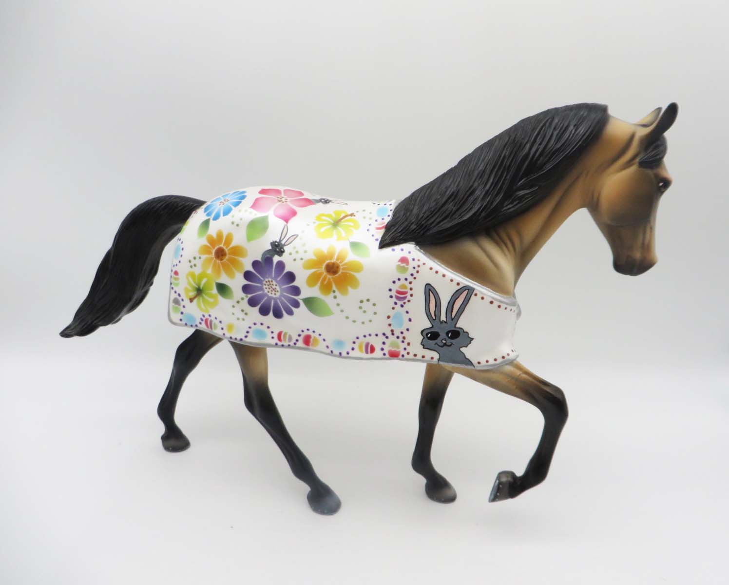 Some Bunny&#39;s Hiding  - OOAK - Blanketed Tennesse Walking Horse By Dawn Quick - Best Offer 4/10/23
