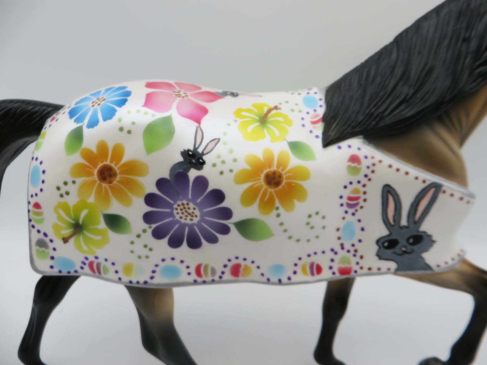 Some Bunny&#39;s Hiding  - OOAK - Blanketed Tennesse Walking Horse By Dawn Quick - Best Offer 4/10/23