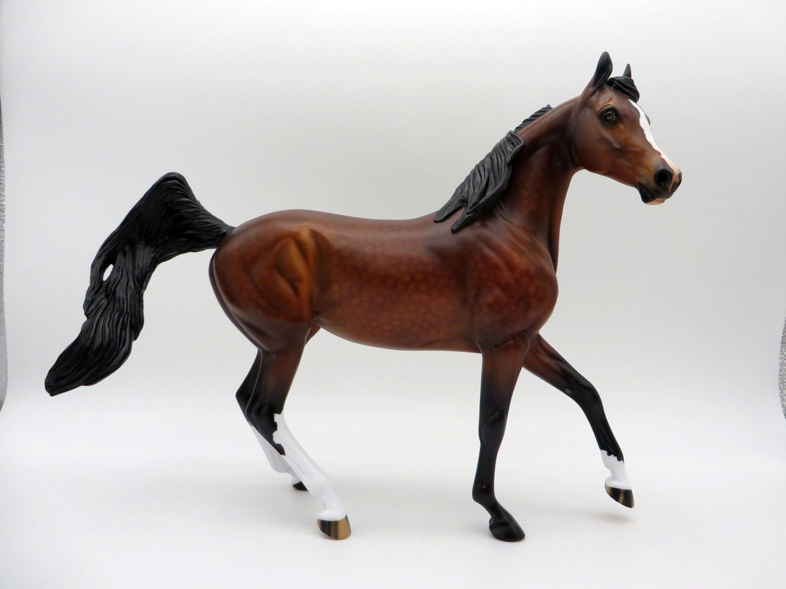 Sonata-OOAK Dapple Bay Arabian Mare SHCF 2021