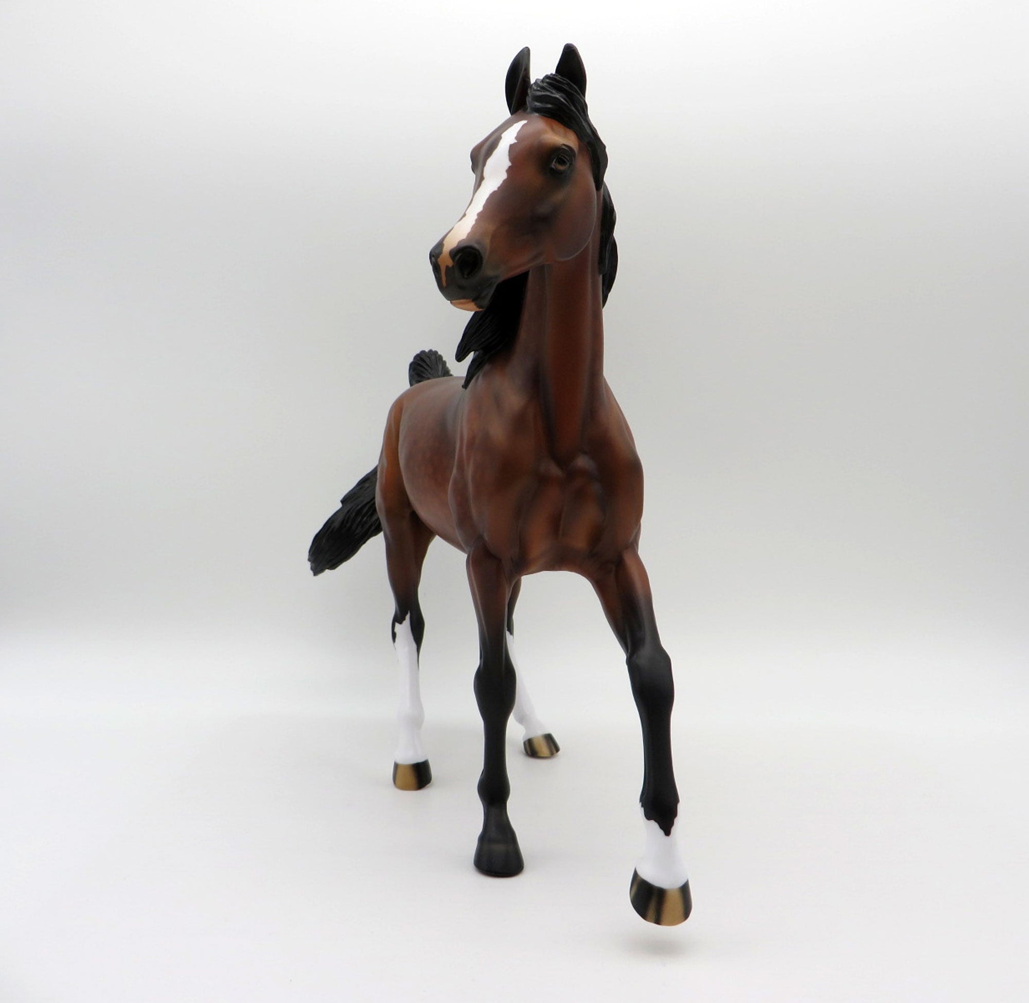 Sonata-OOAK Dapple Bay Arabian Mare SHCF 2021