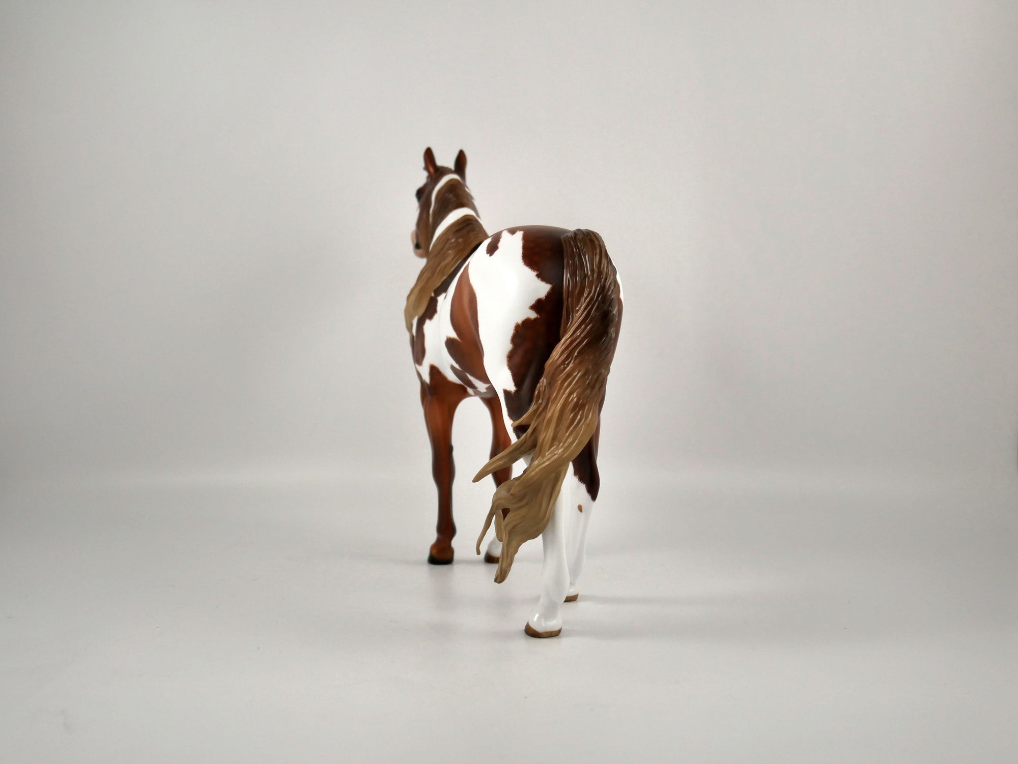 SOUTH STEENS-OOAK FLAXEN CHESTNUT OVERO MUSTANG BY AUDREY DIXON 12/21/20