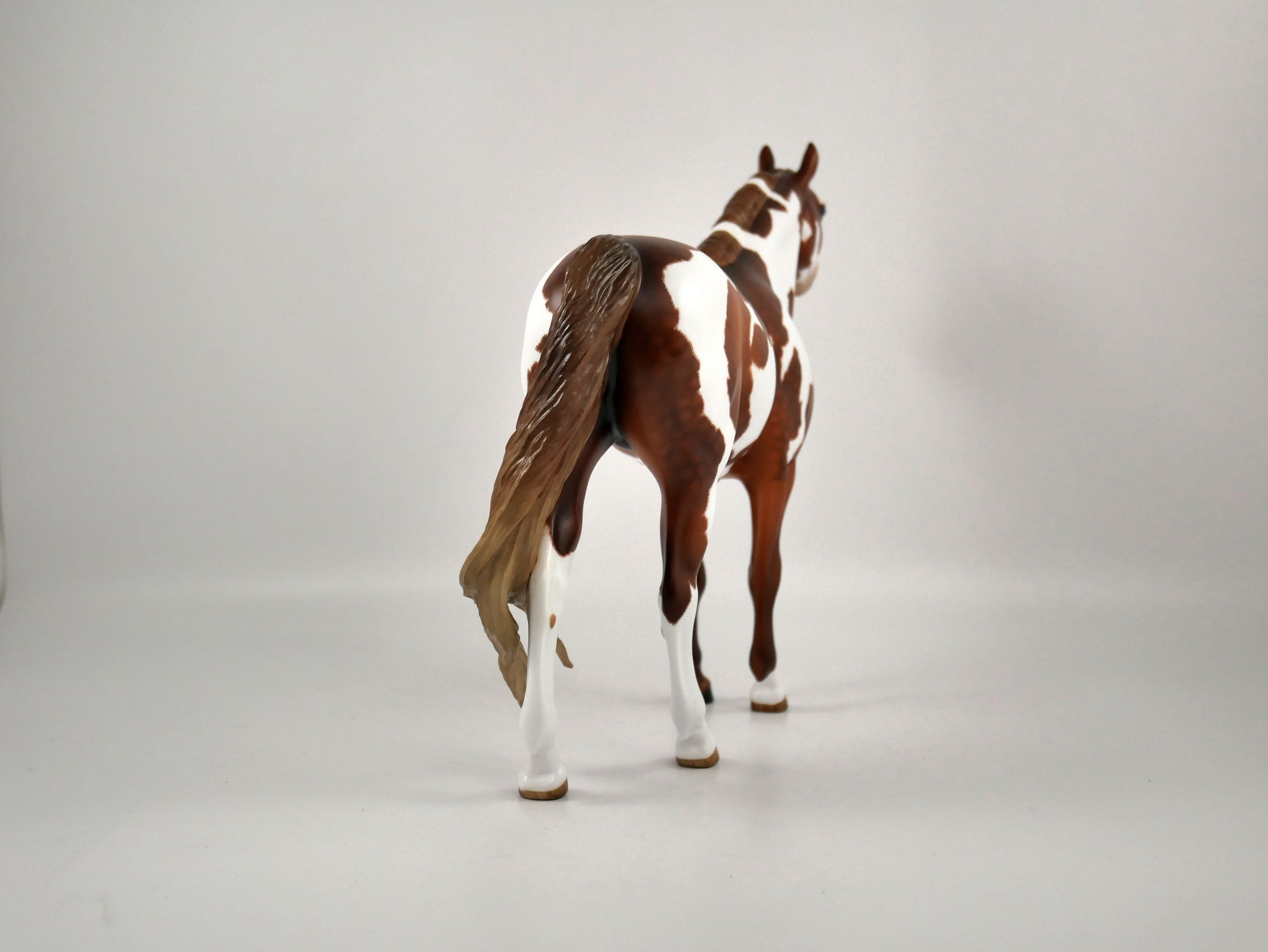 SOUTH STEENS-OOAK FLAXEN CHESTNUT OVERO MUSTANG BY AUDREY DIXON 12/21/20