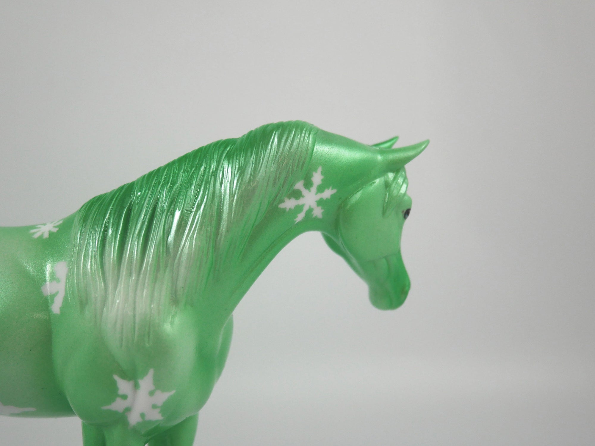 SPEARMINT FROST-OOAK SNOWFLAKE DECORATOR  PEBBLES ARABIAN BY ELLEN ROBBINS 12/22/20