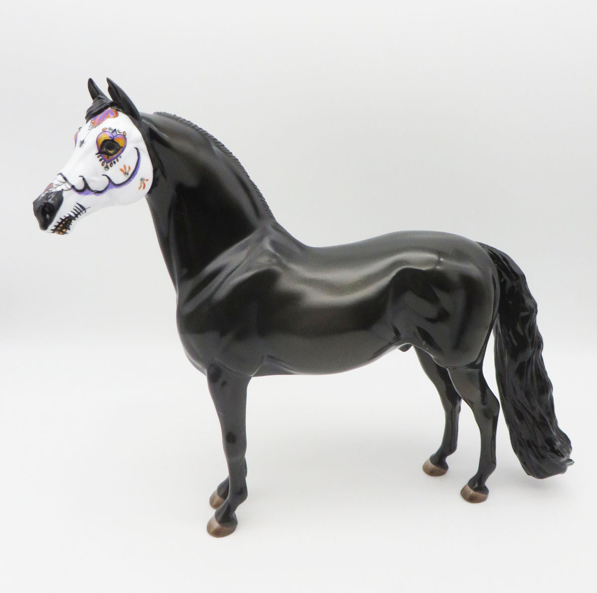 Spiders and Spells - OOAK - Sugar Skull Morgan with Bling - Painted By Ashley Palmer - MM22