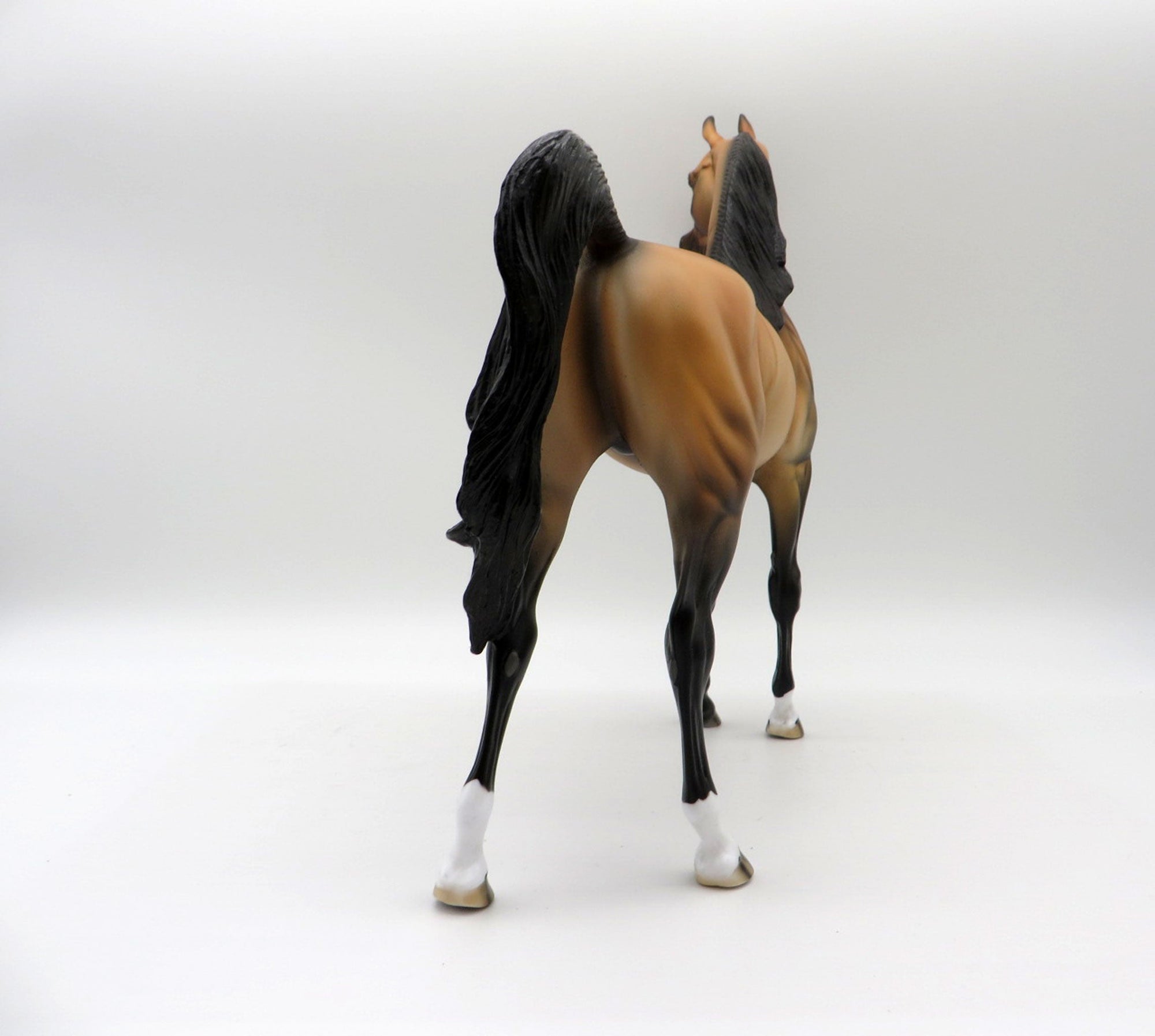 Spirit-OOAK Buckskin Arabian Painted By Dawn Quick  5/21/21