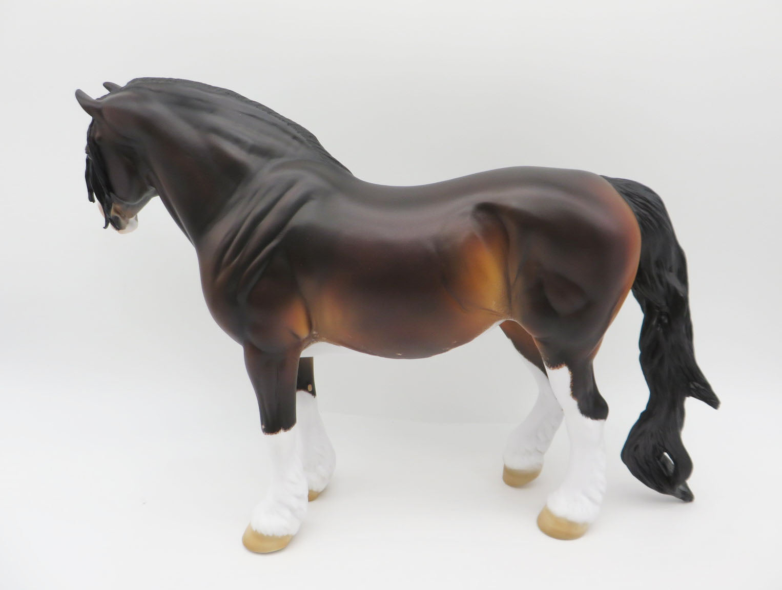 Spirit of Giving - BEST OFFER - OOAK - Dark Bay Heavy Drafter By Carrie Keller- Christmas Tails 2022 - CT22