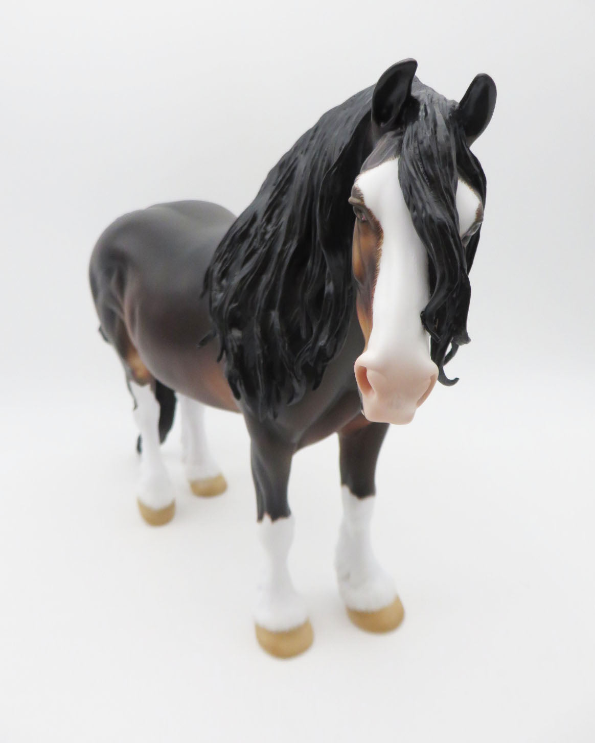 Spirit of Giving - BEST OFFER - OOAK - Dark Bay Heavy Drafter By Carrie Keller- Christmas Tails 2022 - CT22