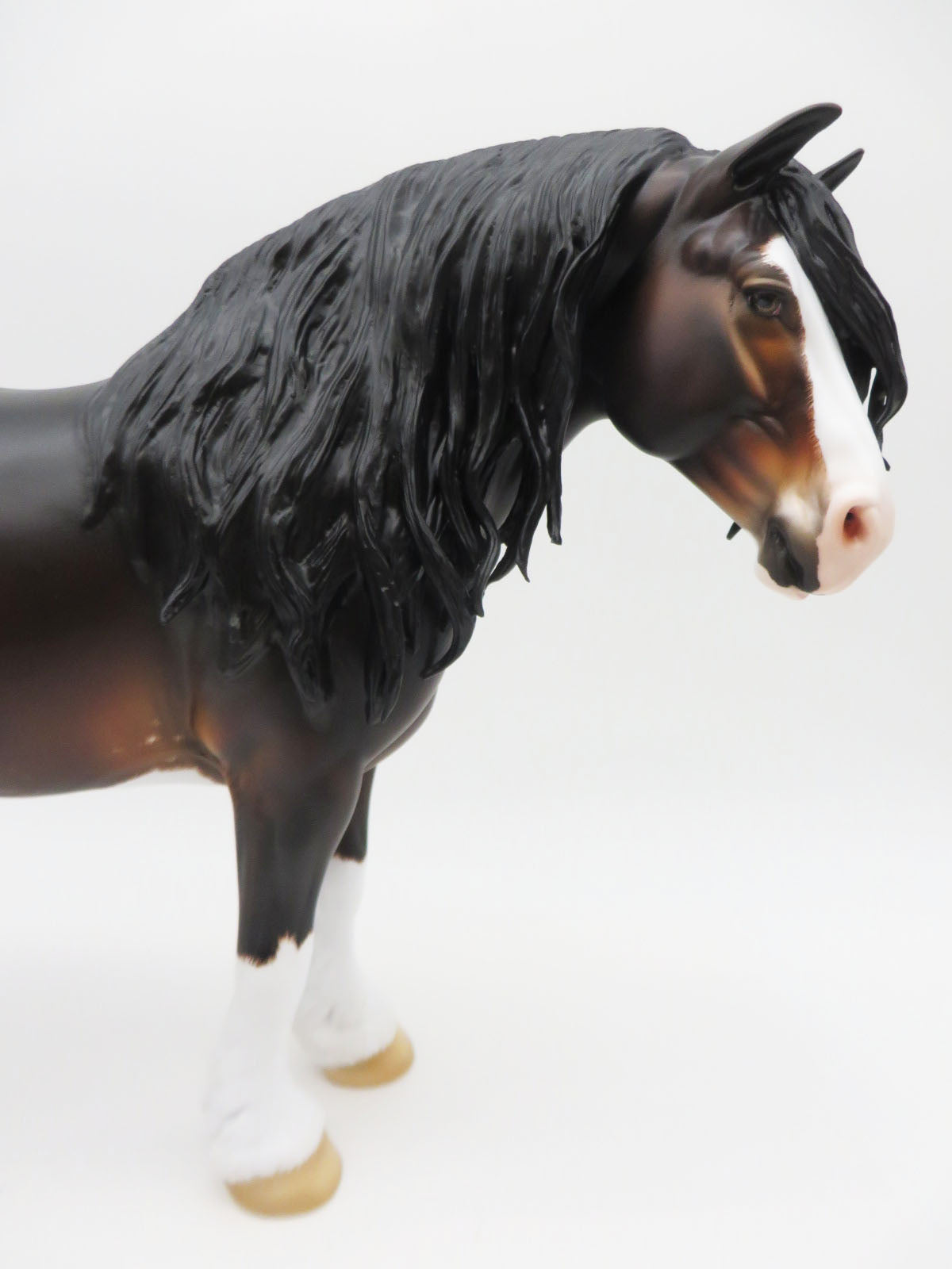 Spirit of Giving - BEST OFFER - OOAK - Dark Bay Heavy Drafter By Carrie Keller- Christmas Tails 2022 - CT22