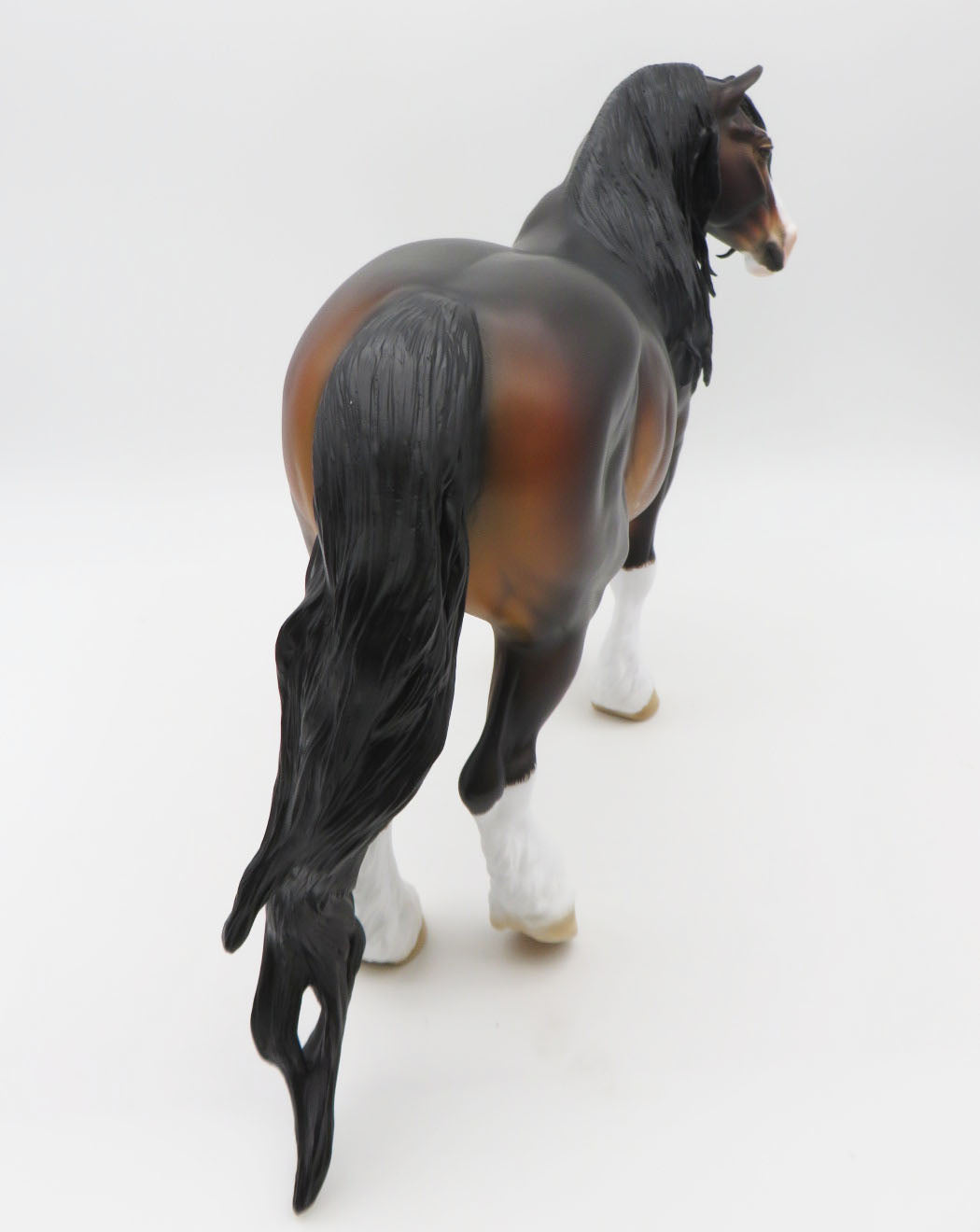 Spirit of Giving - BEST OFFER - OOAK - Dark Bay Heavy Drafter By Carrie Keller- Christmas Tails 2022 - CT22