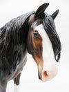 Spirit of Giving - BEST OFFER - OOAK - Dark Bay Heavy Drafter By Carrie Keller- Christmas Tails 2022 - CT22