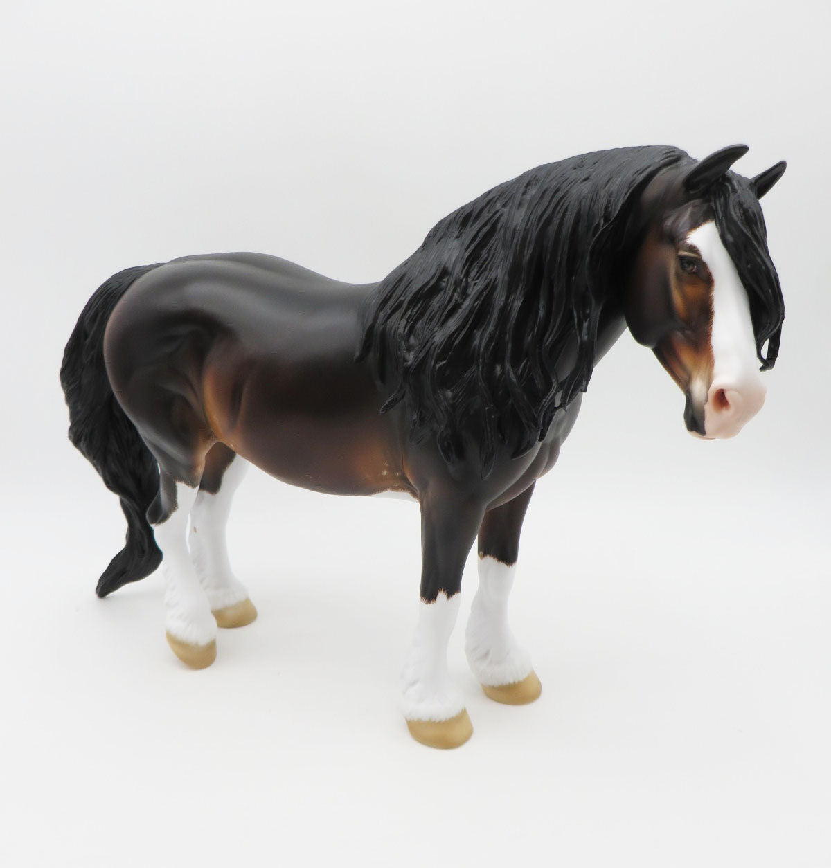 Spirit of Giving - BEST OFFER - OOAK - Dark Bay Heavy Drafter By Carrie Keller- Christmas Tails 2022 - CT22